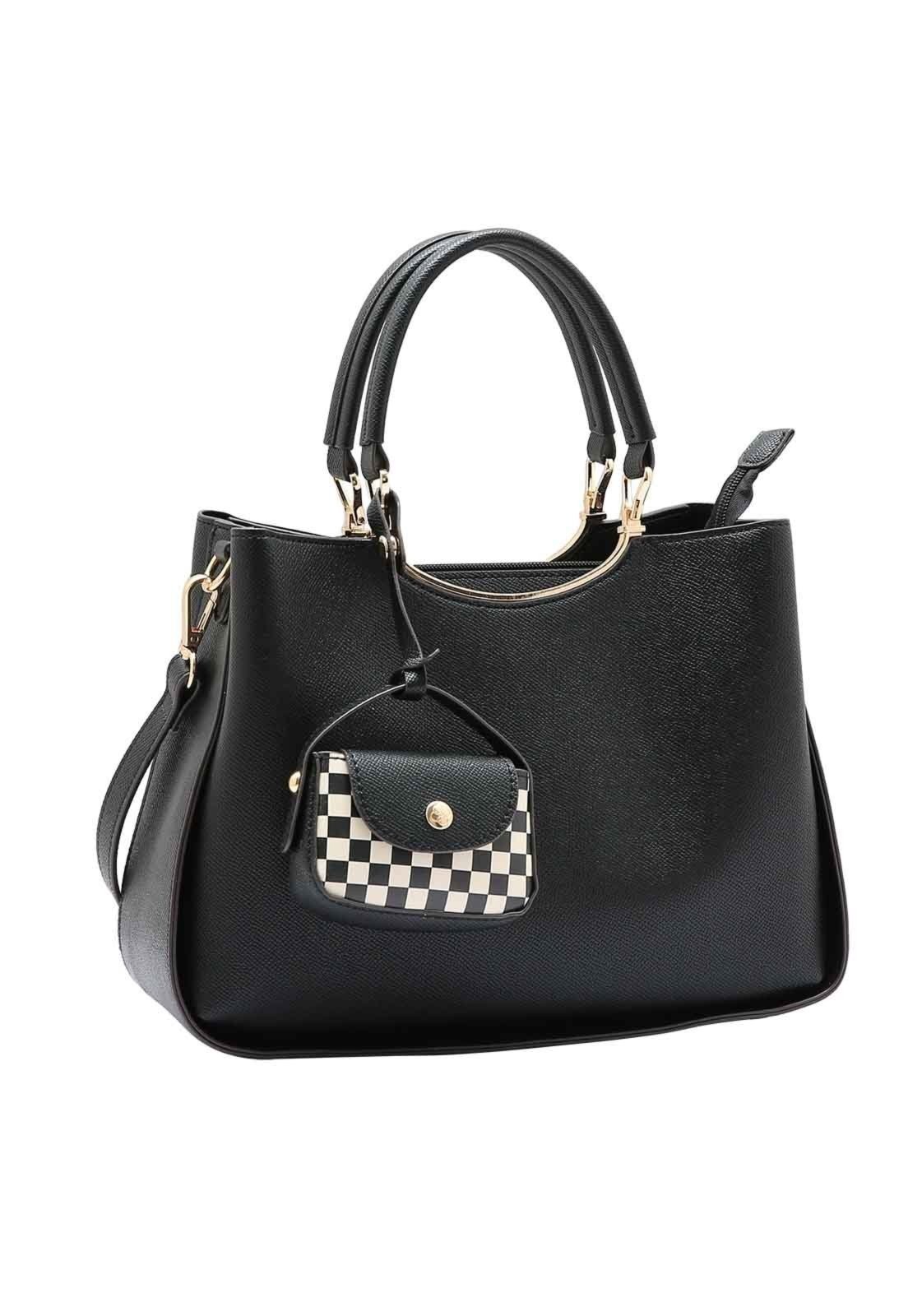 Bolsa Feminina Chenson Original New Clássico Mão Preto 3484997