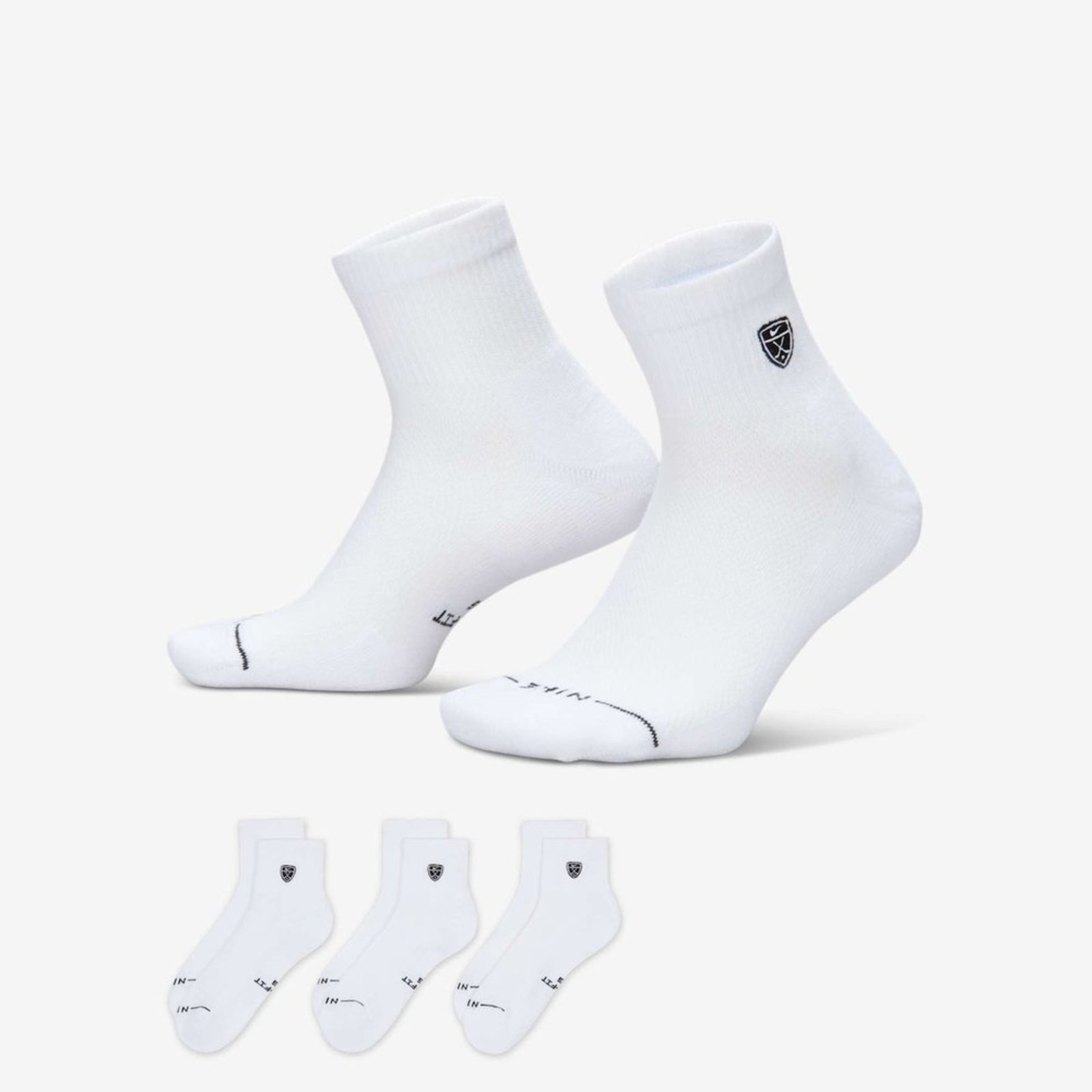 Meia Nike Everyday Elevated Golf (3 Pares) Unissex