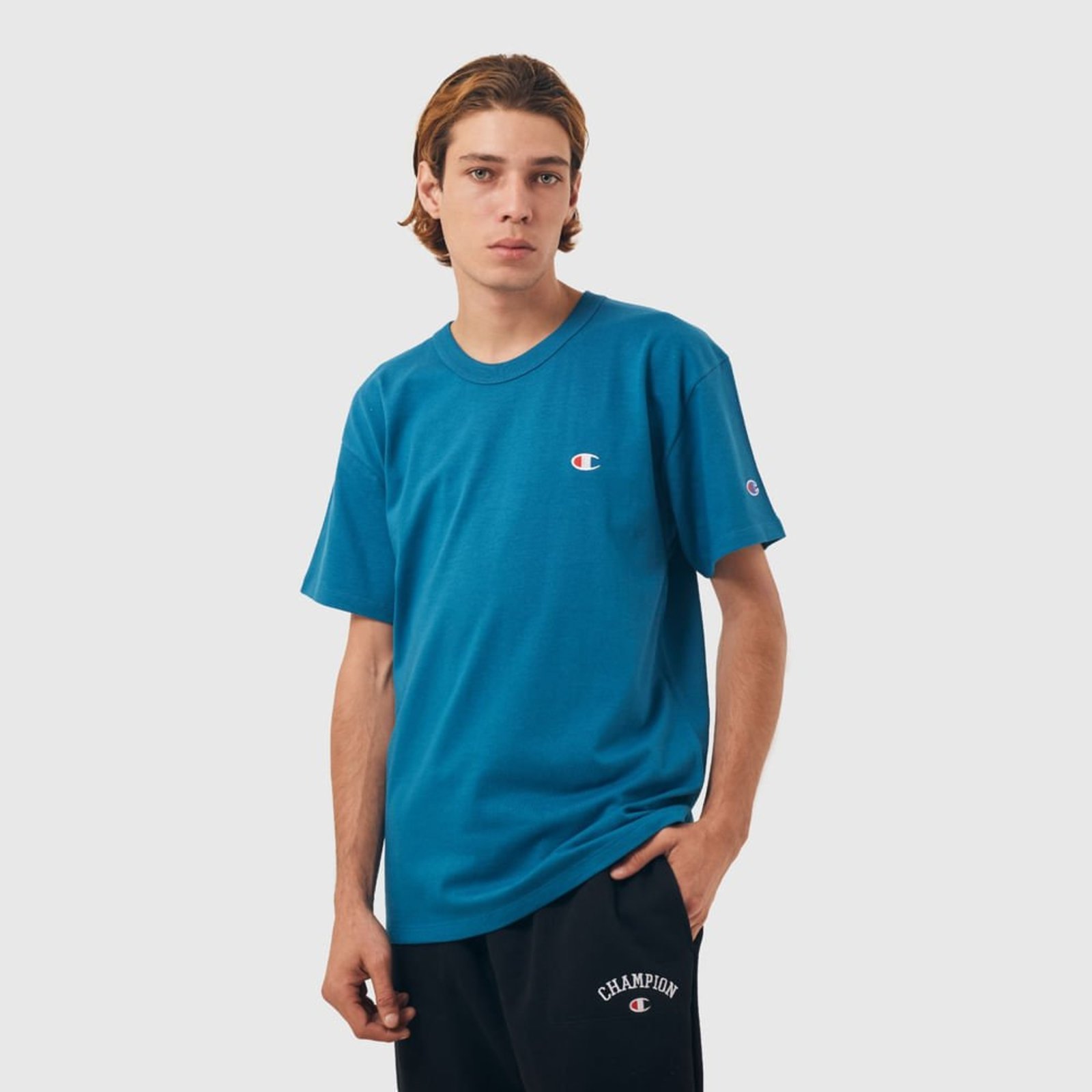 CAMISETA CHAMPION LIFE LOGO C EMB