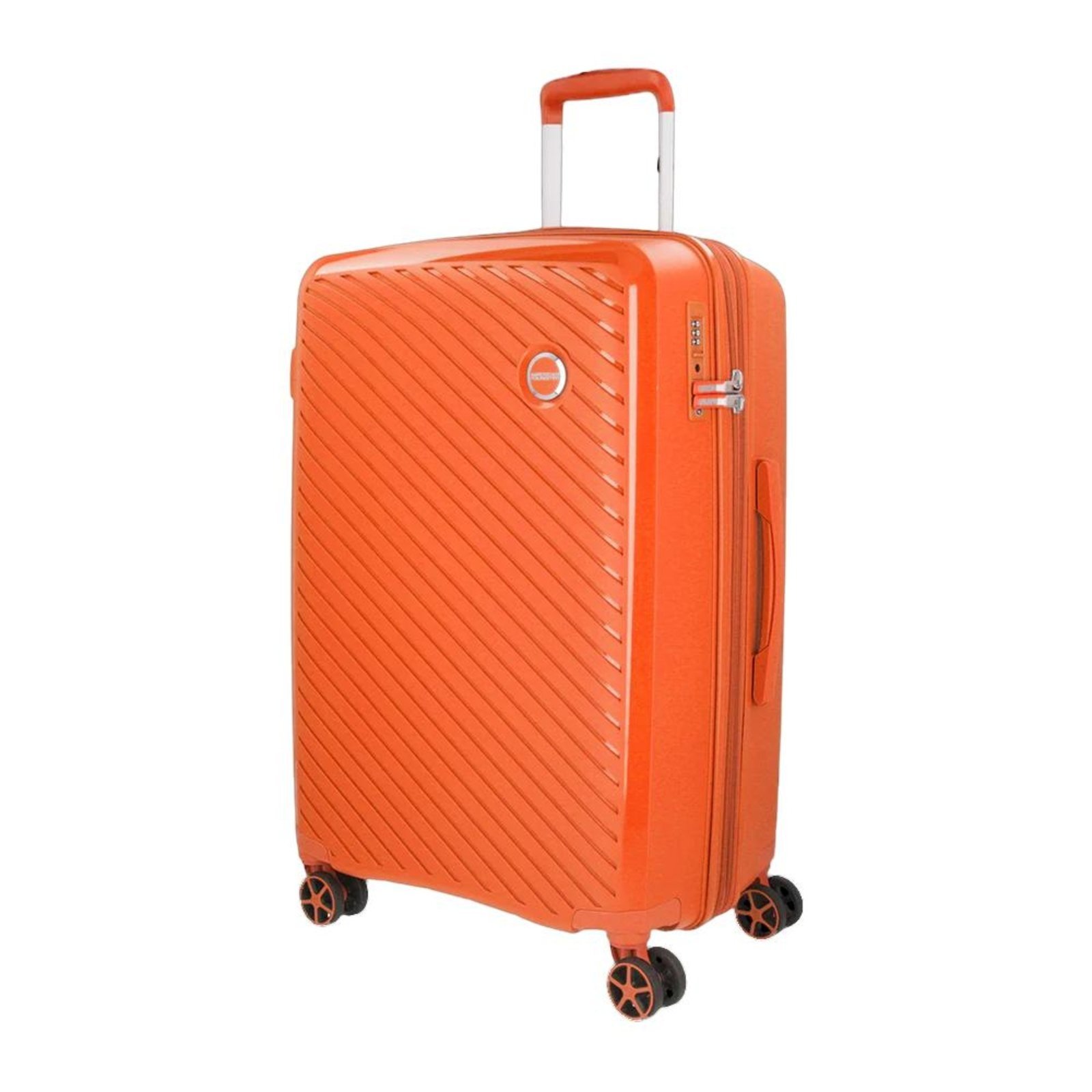 Vista 3 Mala de Viagem American Tourister Grande Zanzibar Laranja incolor American Tourister incolor