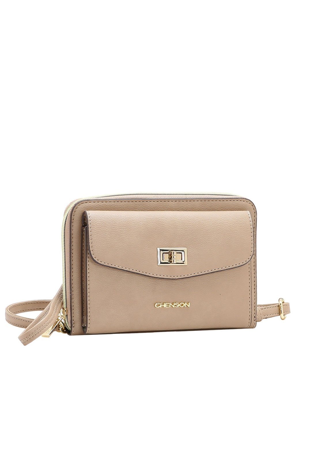 Bolsa Feminina Chenson transversal 3485722 Natural