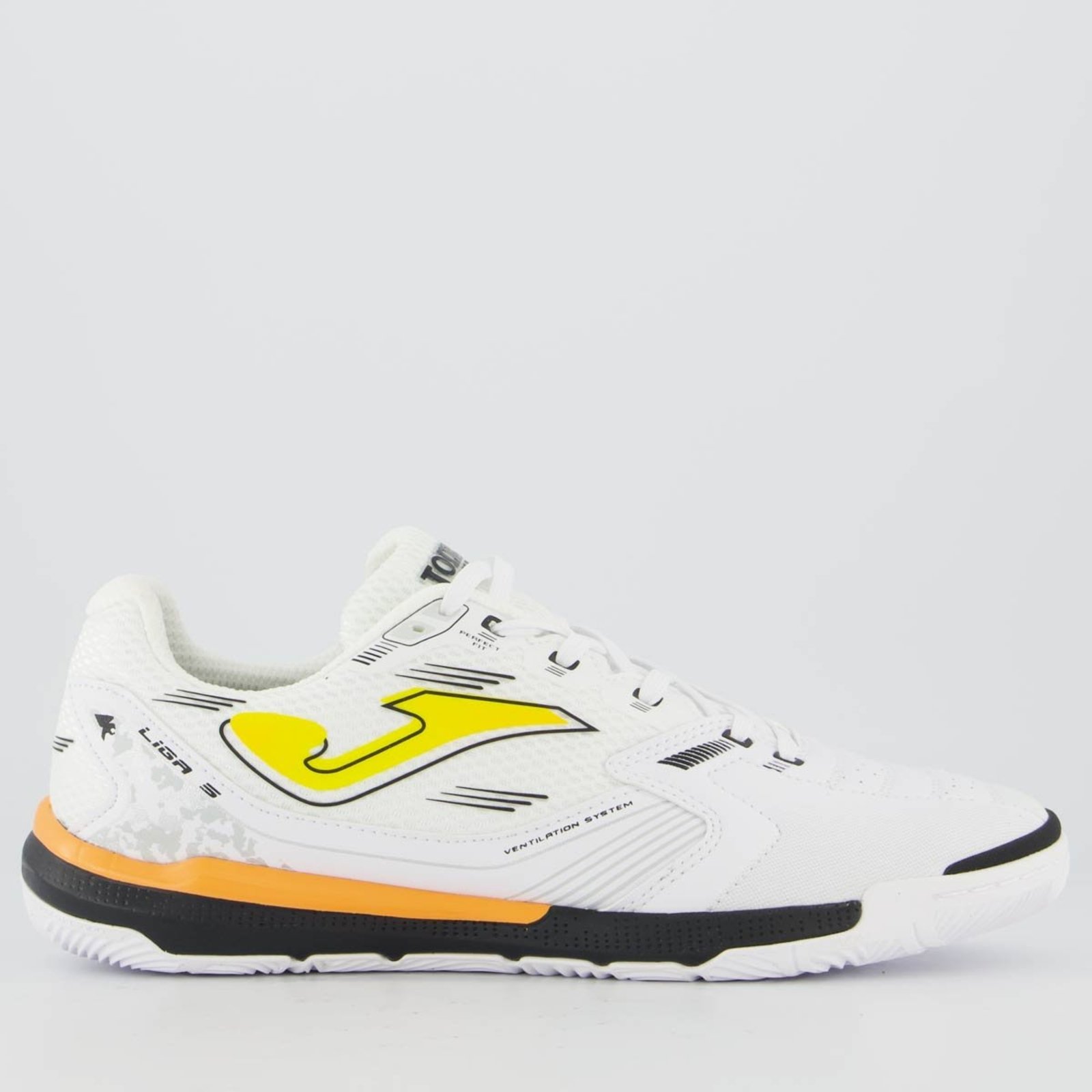 Chuteira Joma Liga 5 Futsal Branca