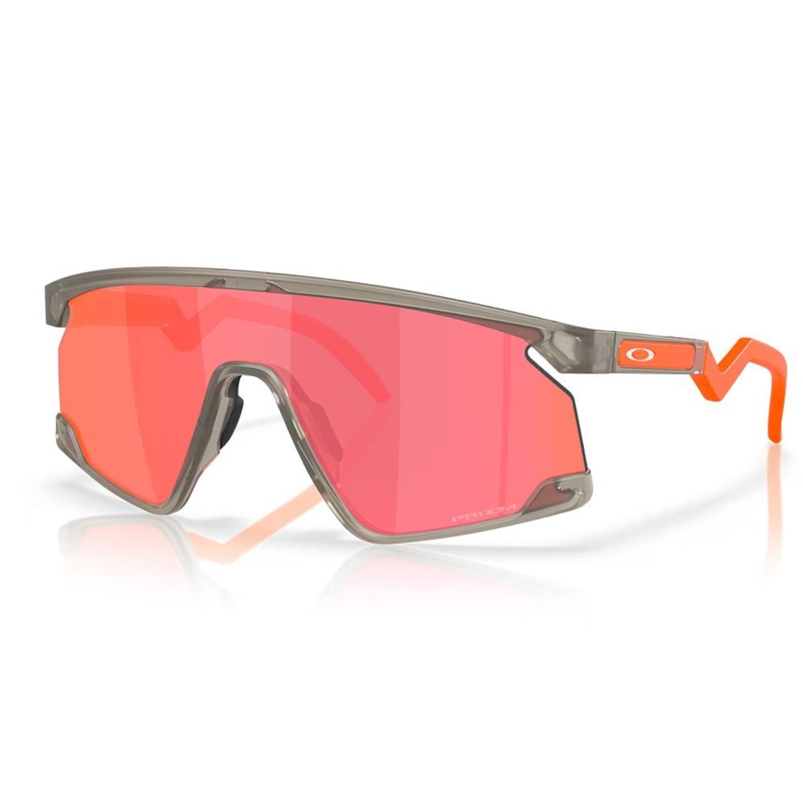 Vista 2 Óculos de Sol Oakley BXTR Matte Grey Ink Prizm Trail Torch vermelho grey Oakley vermelho grey