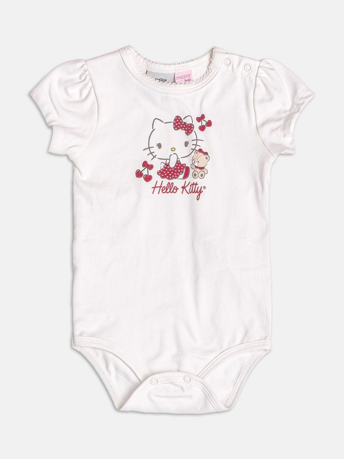 Infantil - Body Momi Menina Off-white Off White da Hello Kitty