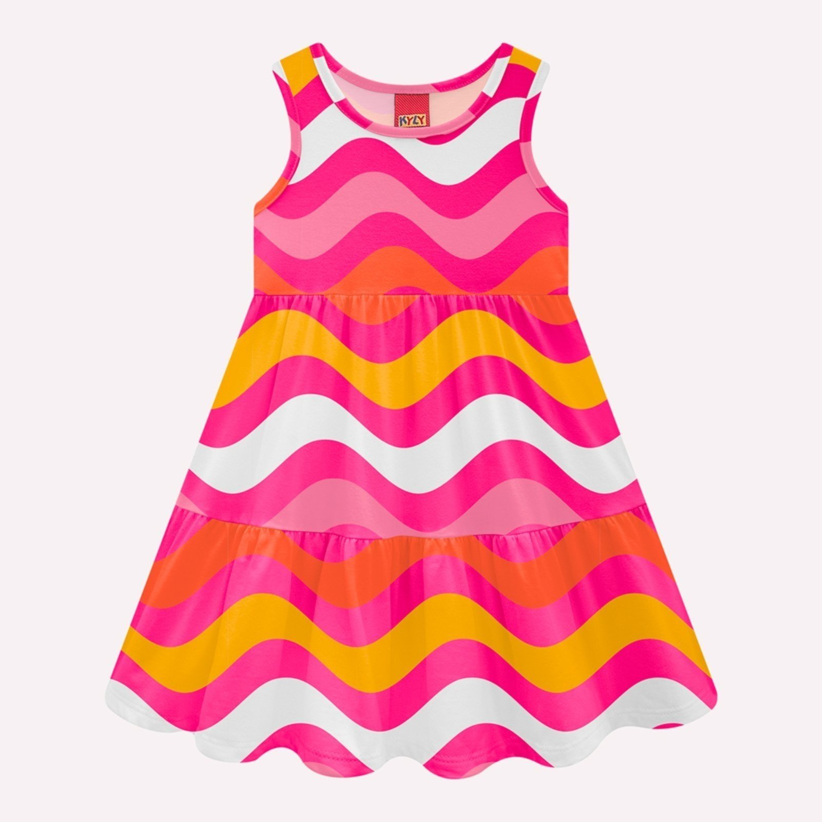 Infantil - Vestido Menina Ondas Kyly