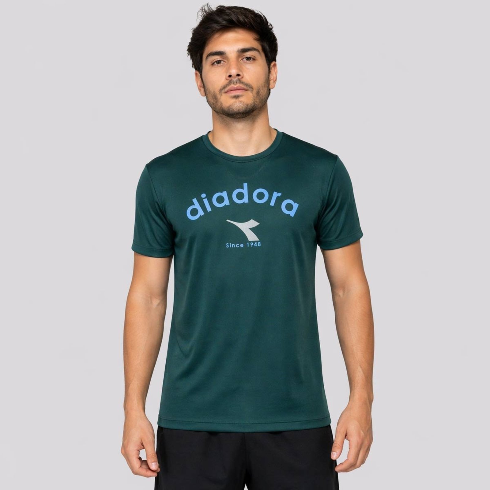 Camiseta Diadora Basic Logo Verde Petróleo