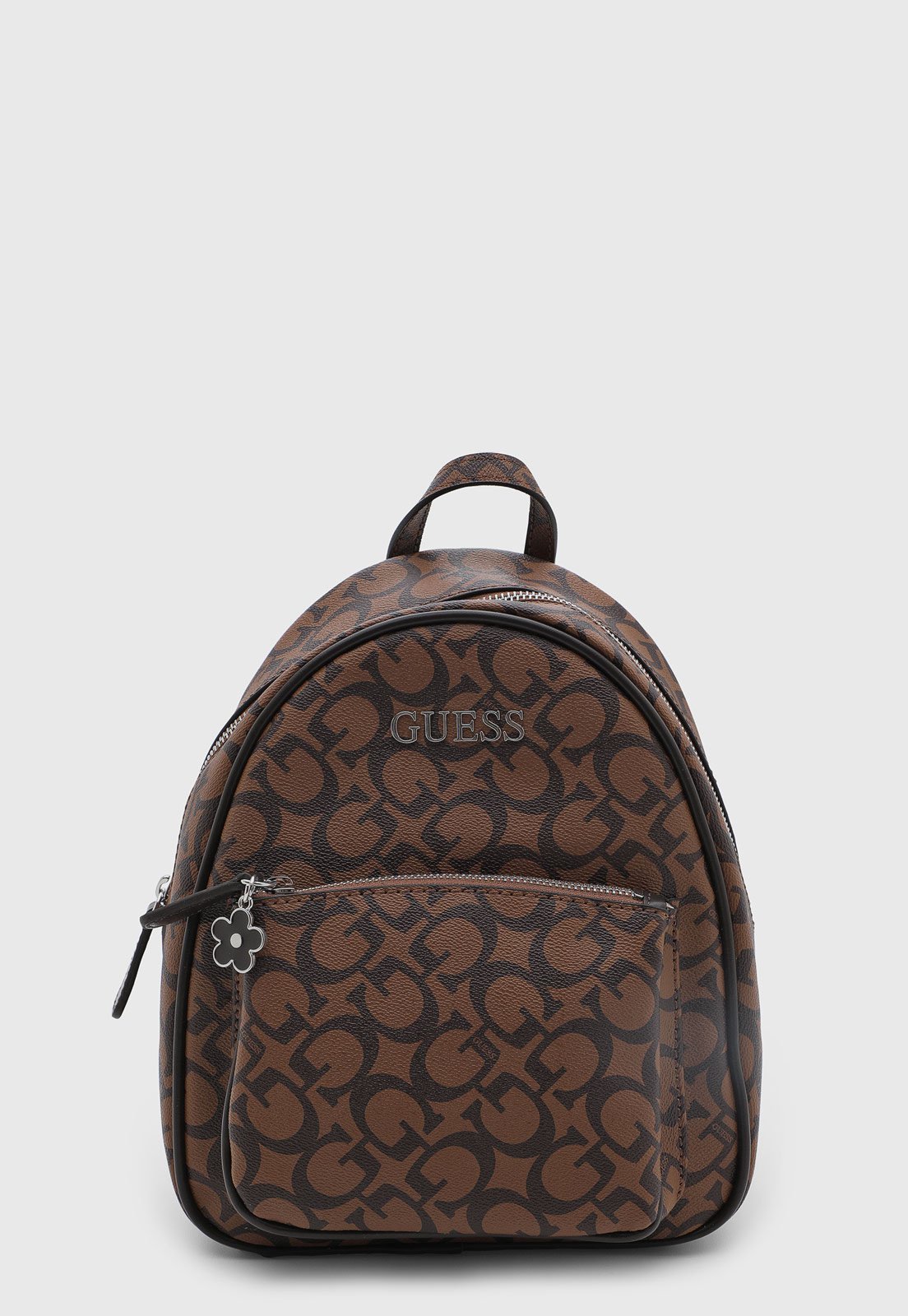 Mochila Feminina Guess Monograma Marrom