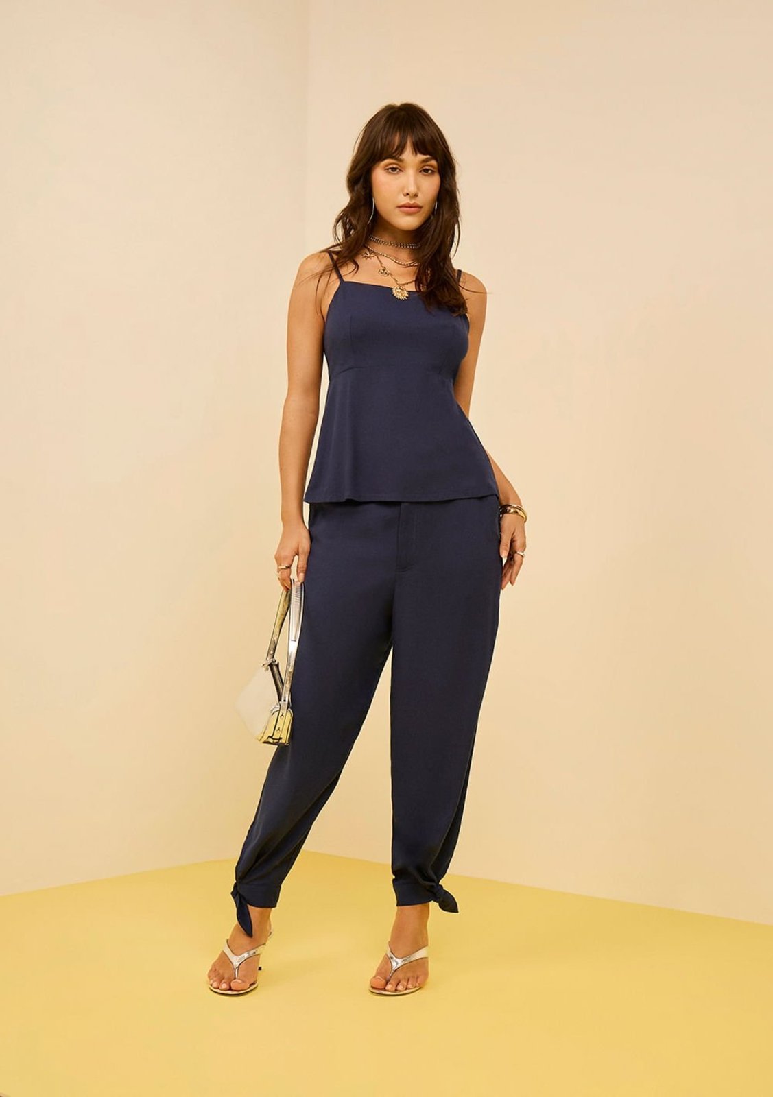 Calça Zinco Jogging Alta Azul