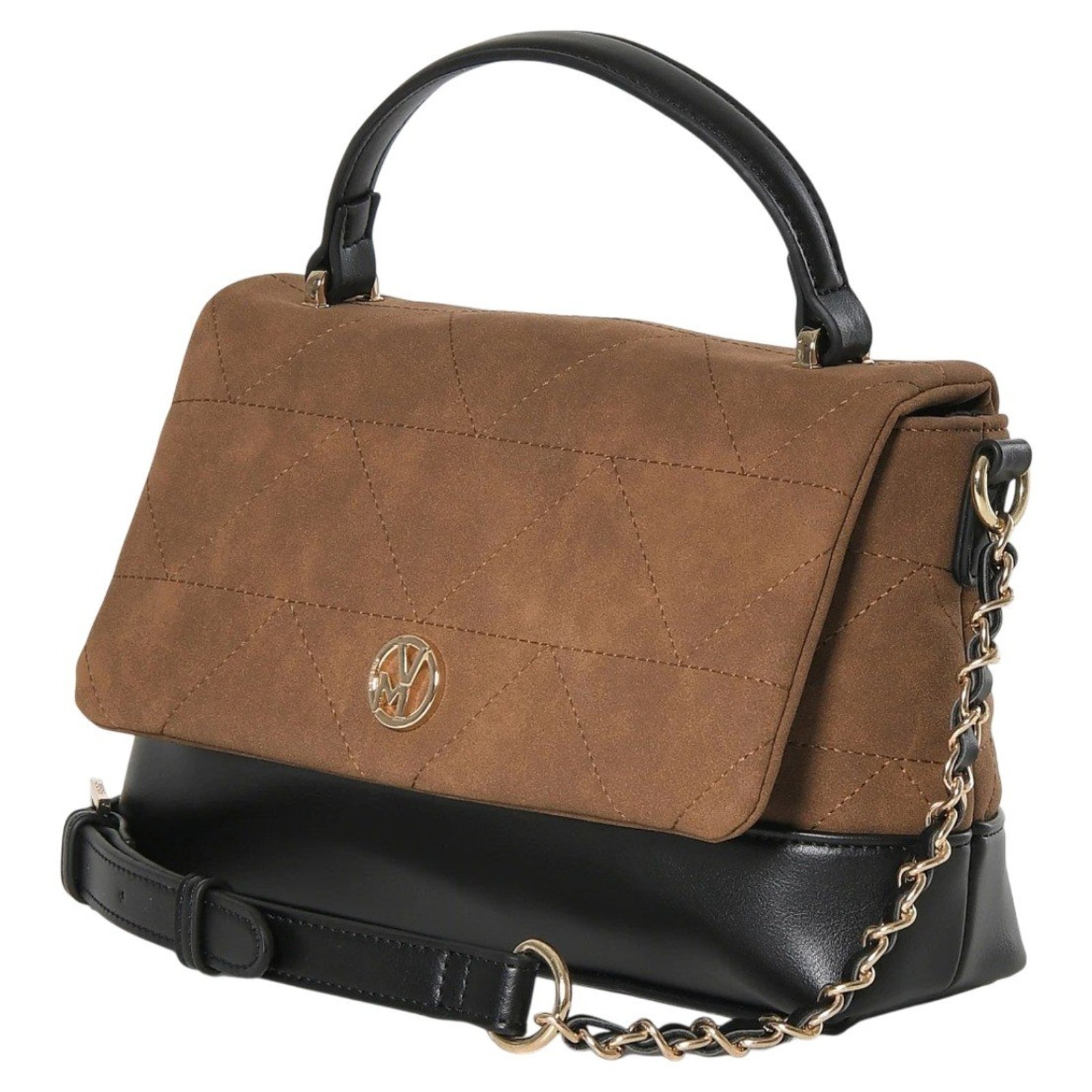 Bolsa Transversal Feminina Elegante Estruturada Via Marte