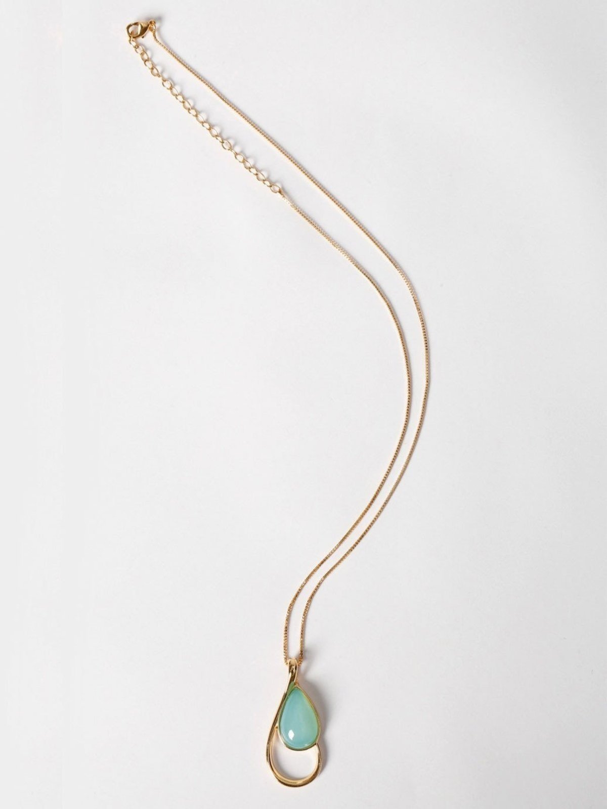 Colar com Pingente com pedra Azul Colômbia