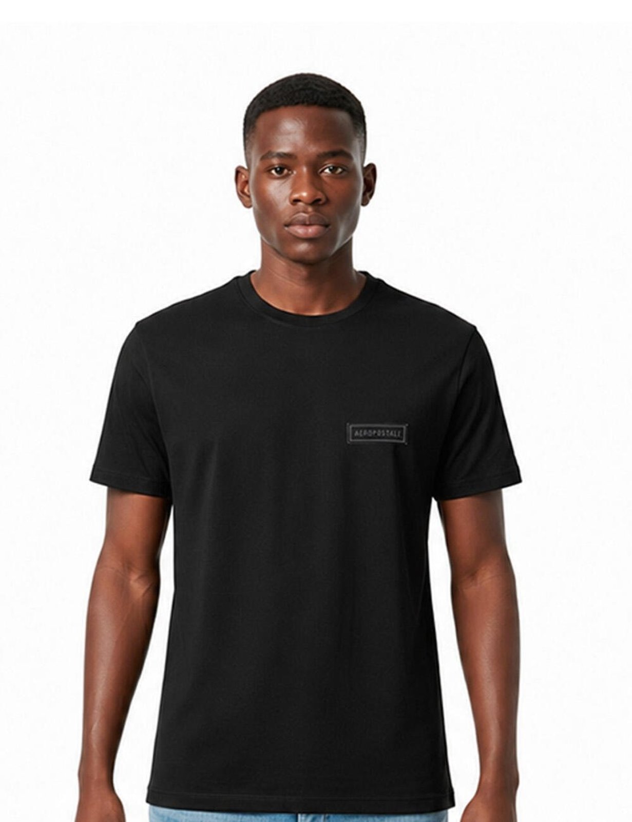 Camiseta Manga Curta Masculino Comfort Aéropostale 87130144-5 Preto