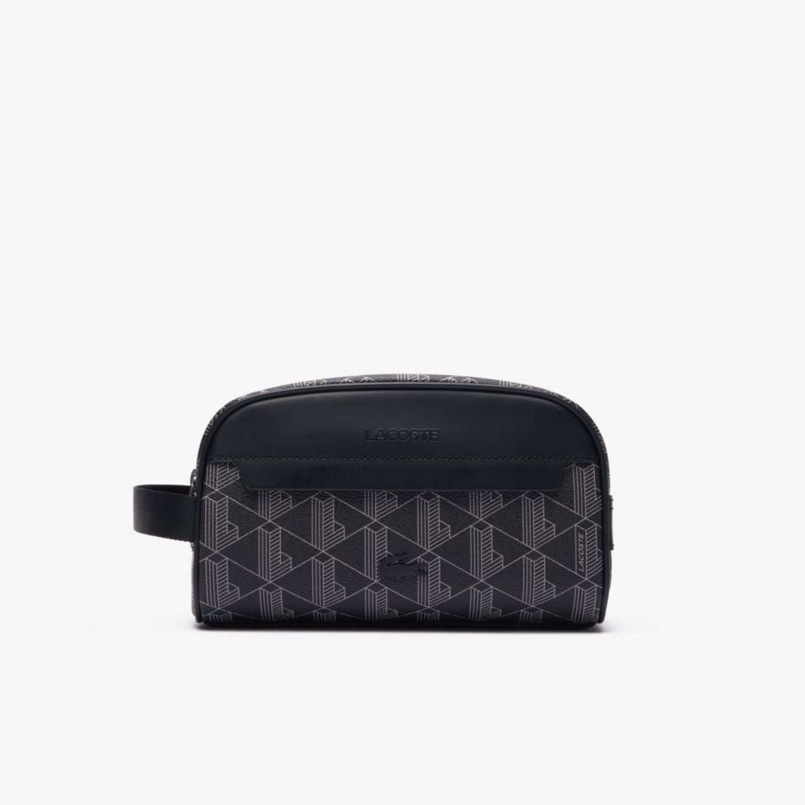 Vista 3 Nécessaire com Alça Estampada com Monograma The Blend Lacoste preto Lacoste preto
