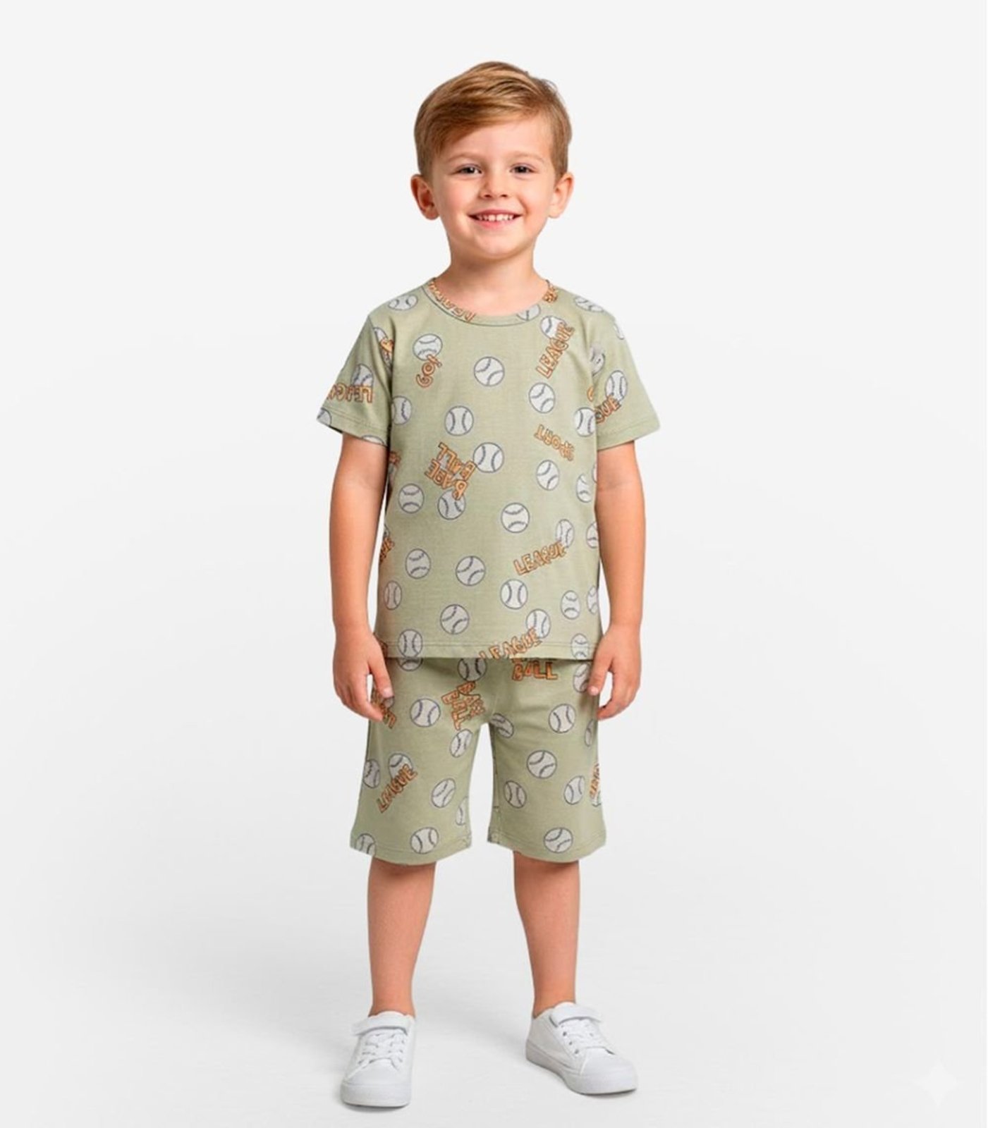 Pijama Menino Em Cotton Select Verde