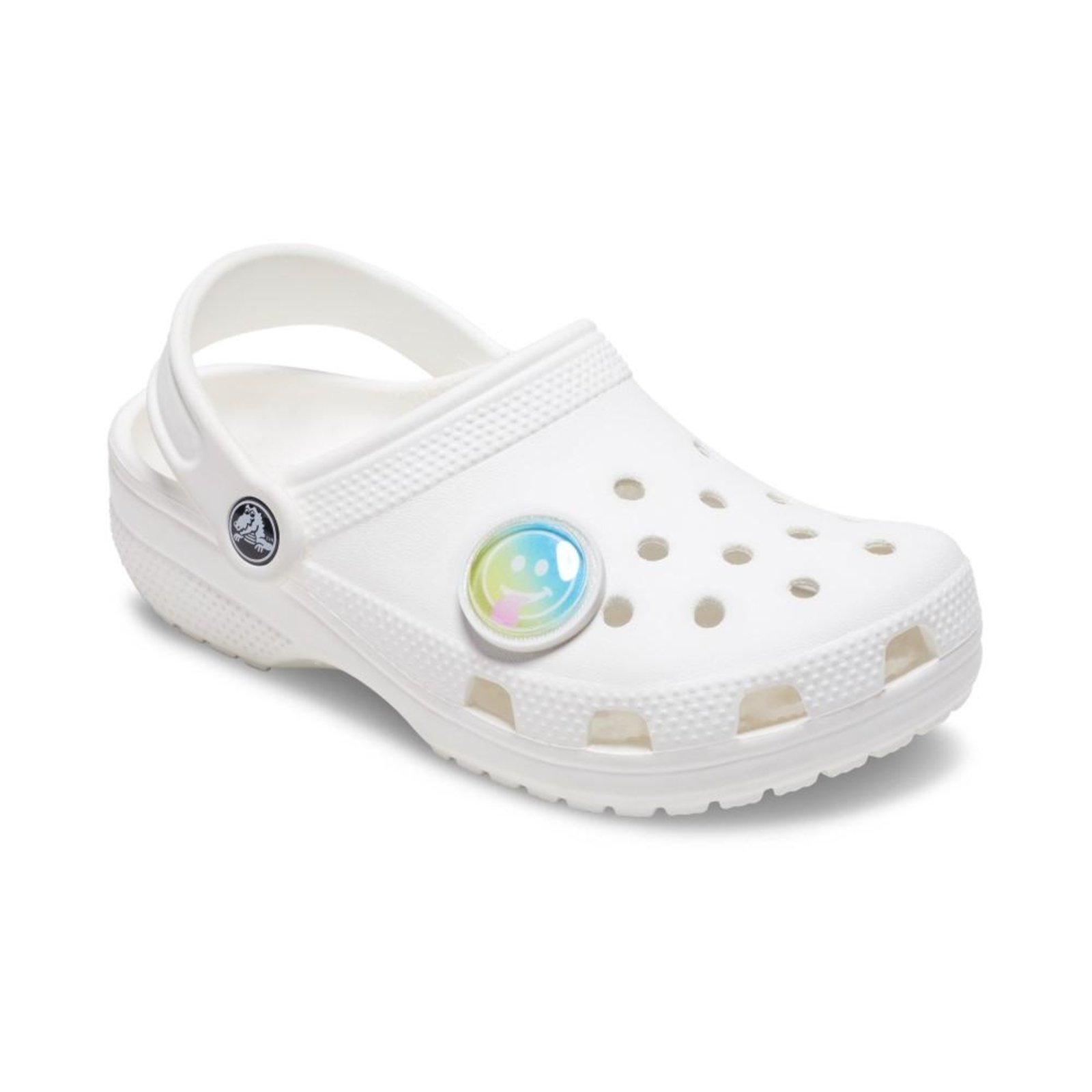 Vista 3 Infantil - Jibbitz™ Rosto de Sorriso Squish Crocs branco