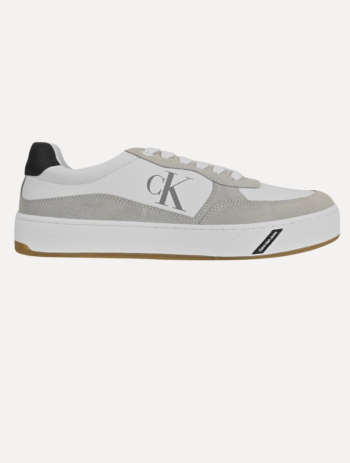 Tênis Calvin Klein Jeans Masculino Palito Side CK Soft Branco