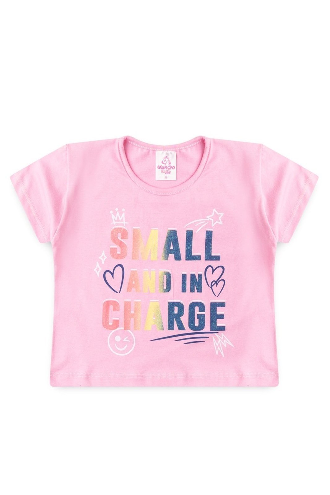 Infantil – Conjunto de Verão para Menina Blusa Cropped e Shorts Small – GKS