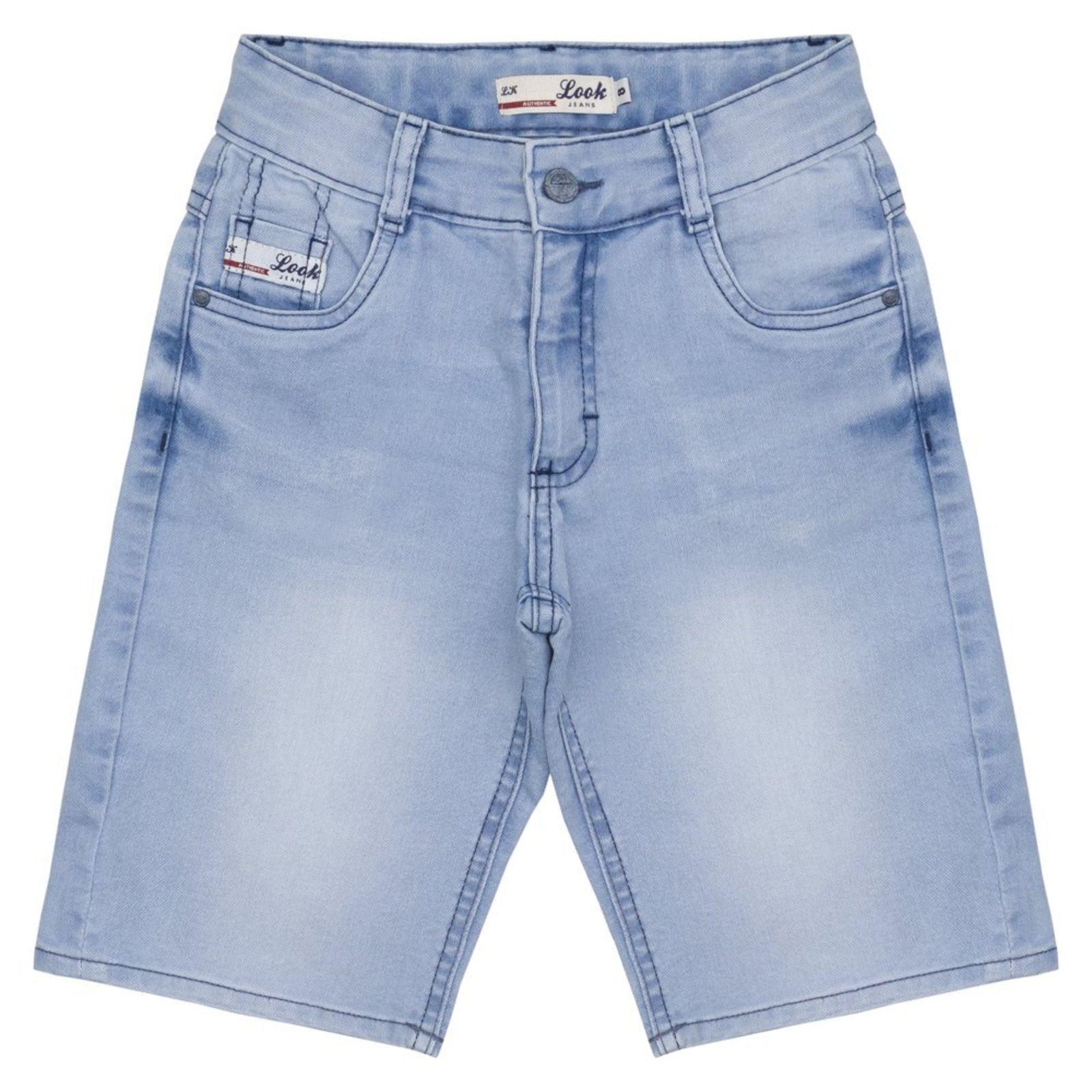 Infantil - Bermuda Juvenil Look Jeans Clear Jeans