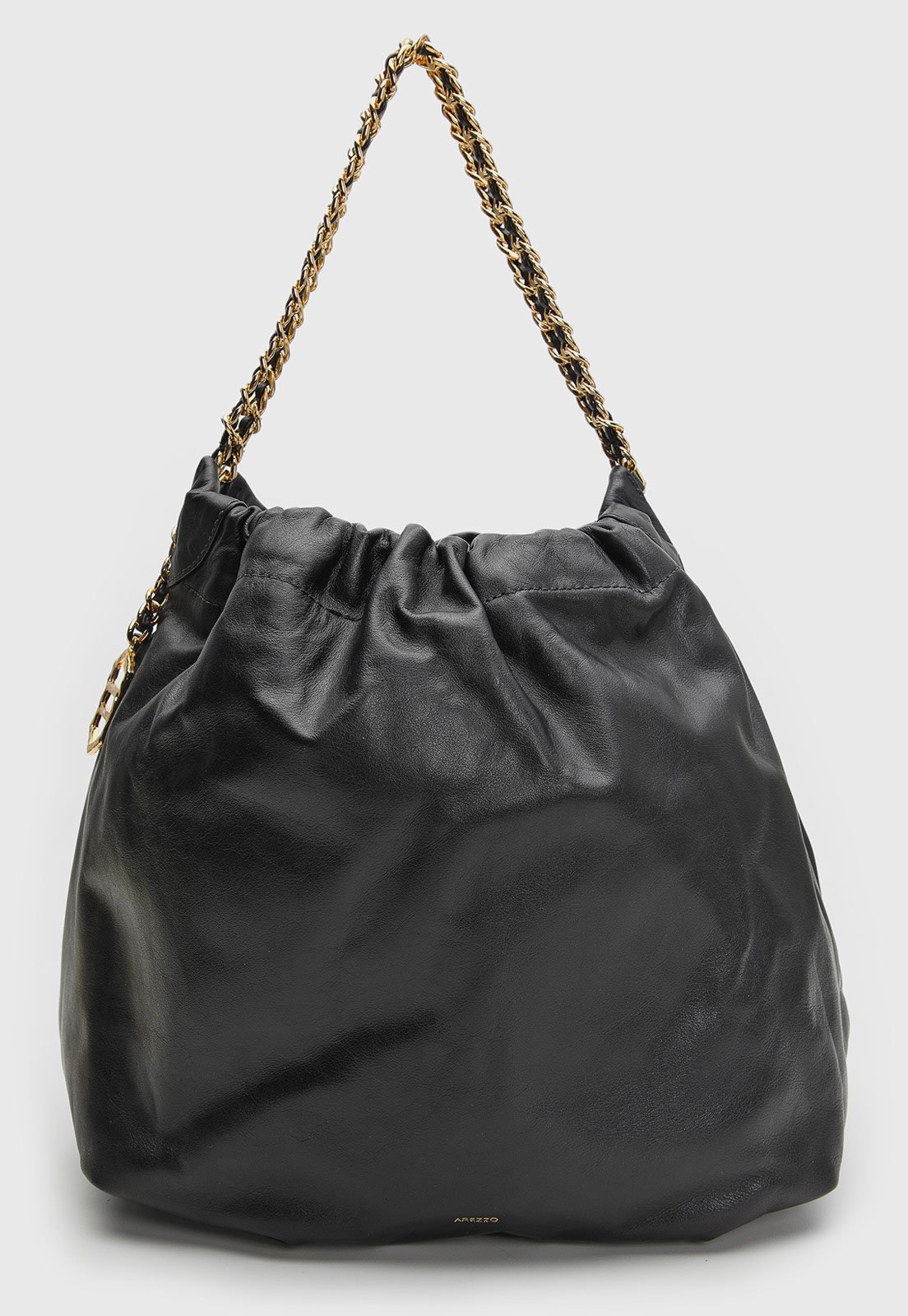 Bolsa Grande Feminina Arezzo Corrente Preta