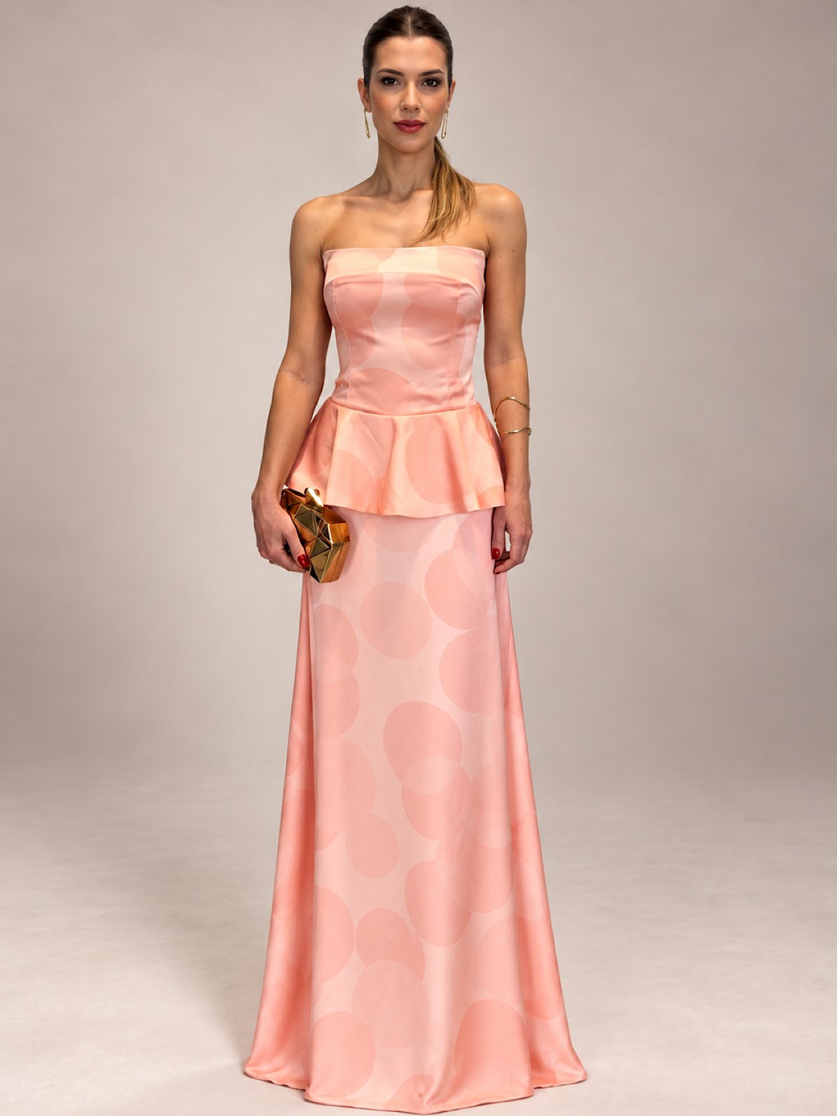 Vestido Glam Rose Festa Miese