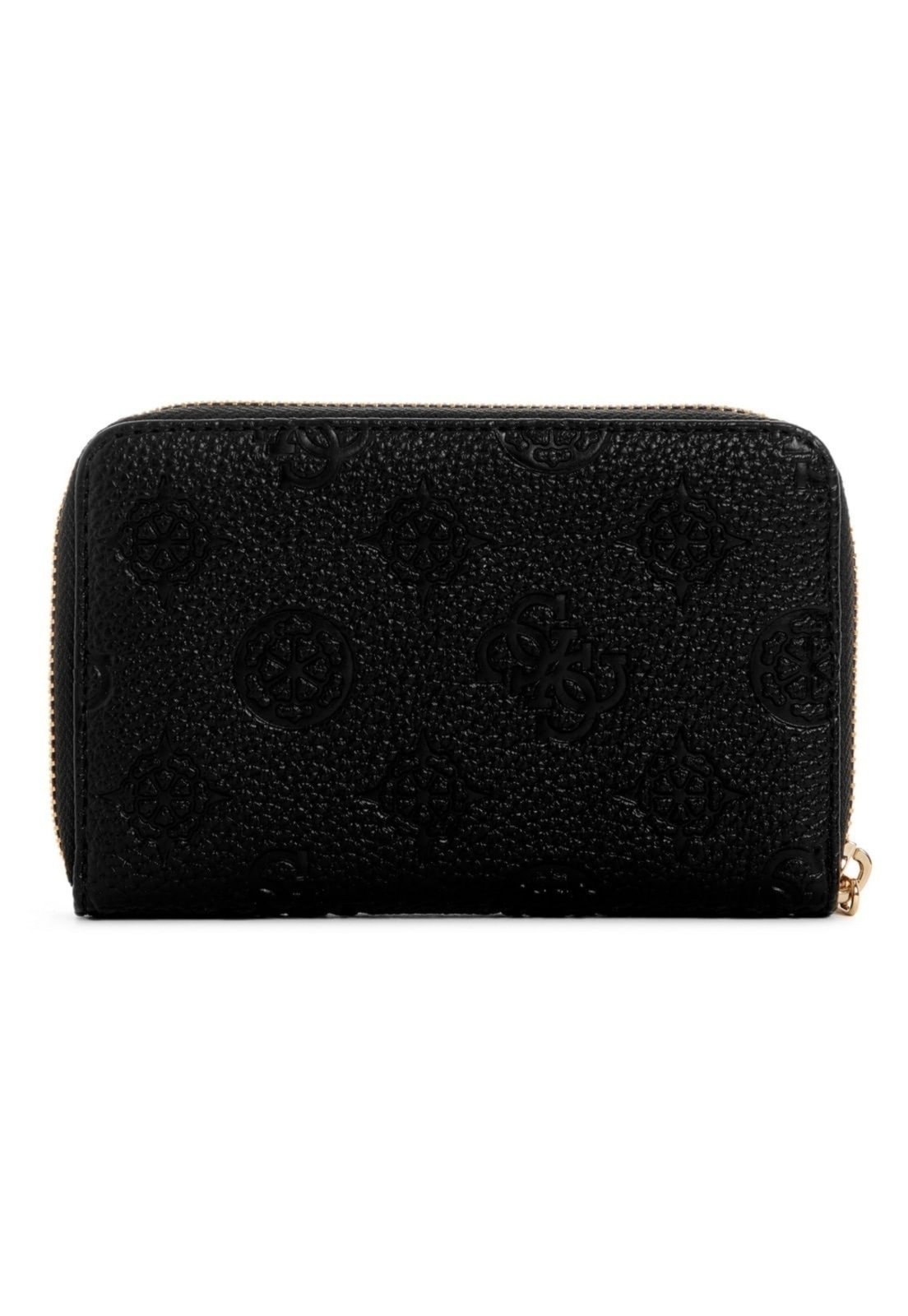Vista 3 Carteira Guess Cresidia Ii Slg Med Zip Around Guess preto