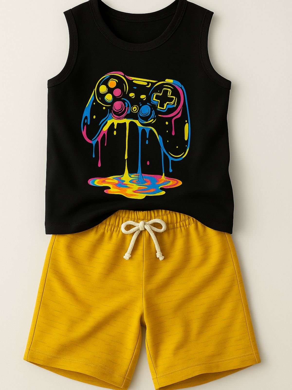 Infantil - Conjunto Masculino Controle Game Preto