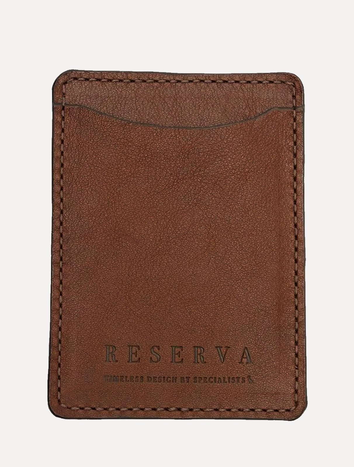 Vista 2 Carteira Reserva Masculina Porta-Cartão Couro Outlander 3.0 marrom Reserva marrom