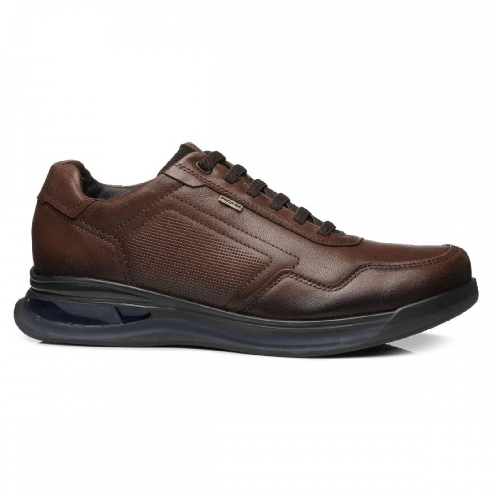 Sapatenis Pegada 126801-02 Casual Masculino Pegada Marrom
