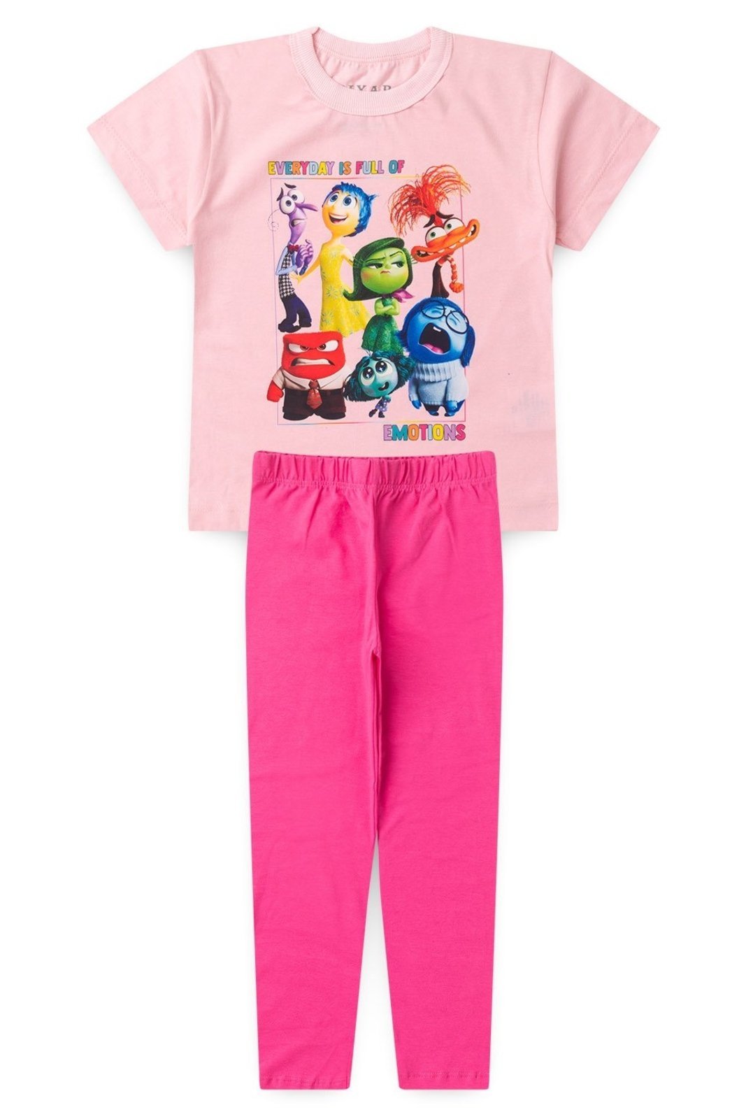 Infantil – Conjunto Disney Feminino Blusa e Legging Divertida Mente 2