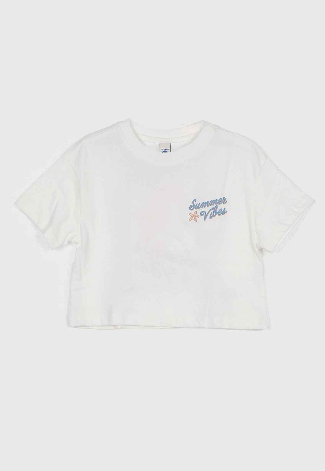 Infantil - Camiseta Hering Summer Vibes Branca