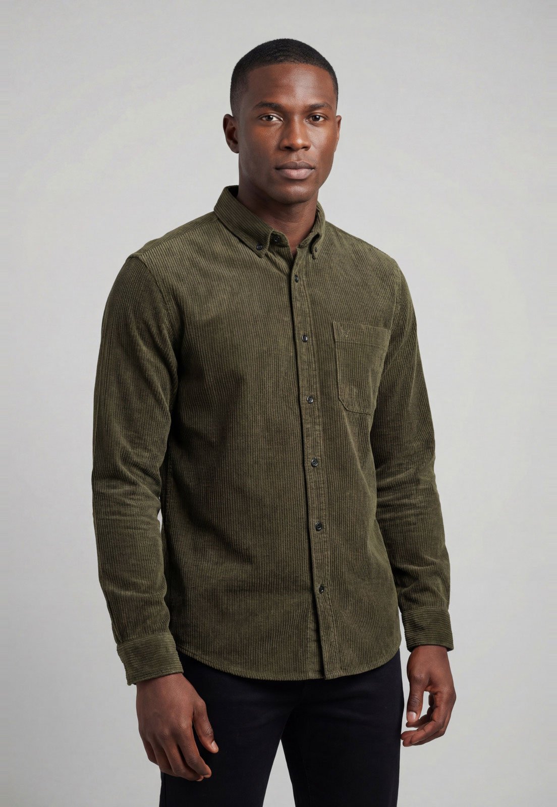 Camisa Masculina Volcom Fostered Impact Verde