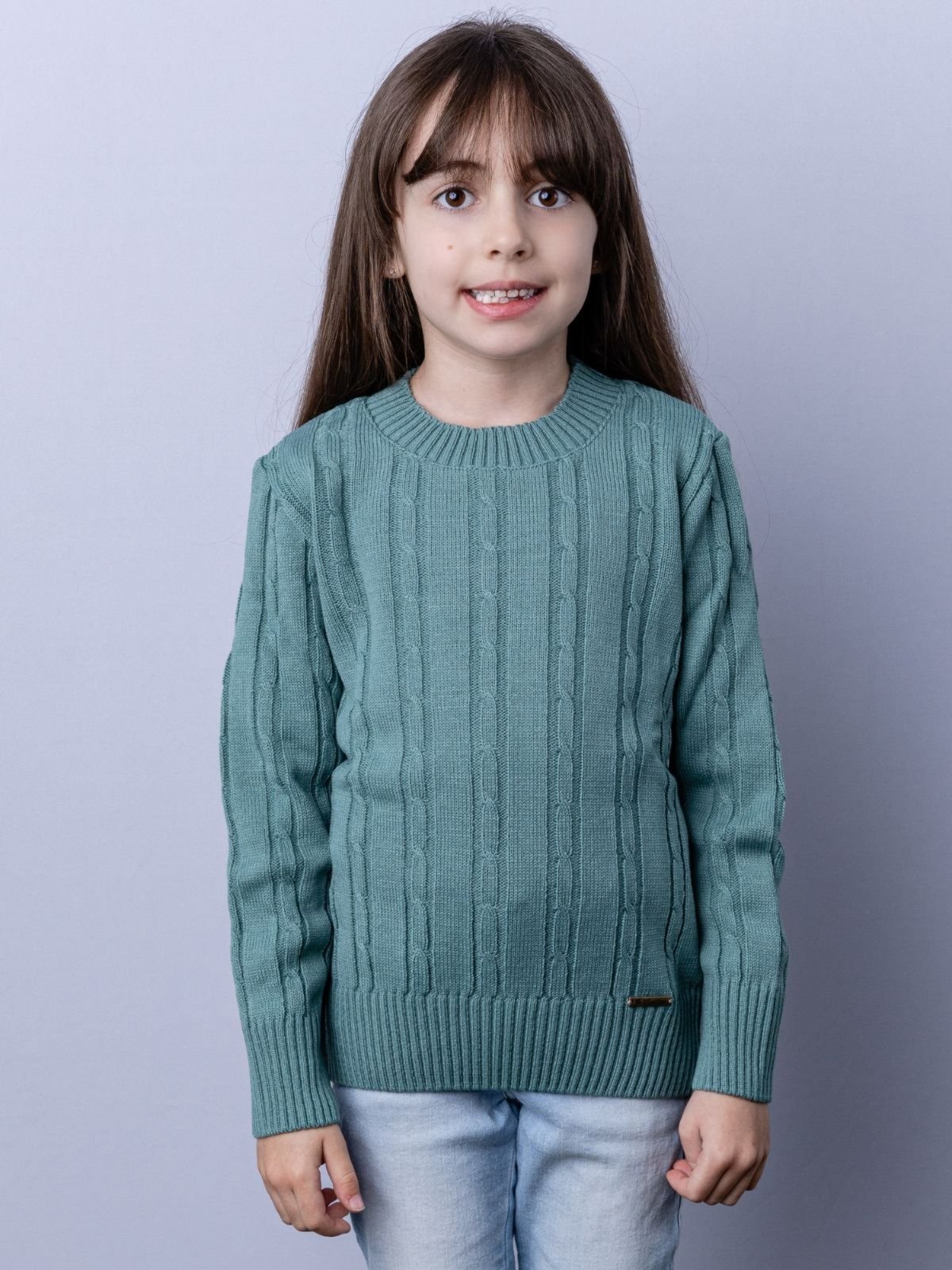 Infantil - Blusa Menina Com Trabalhado