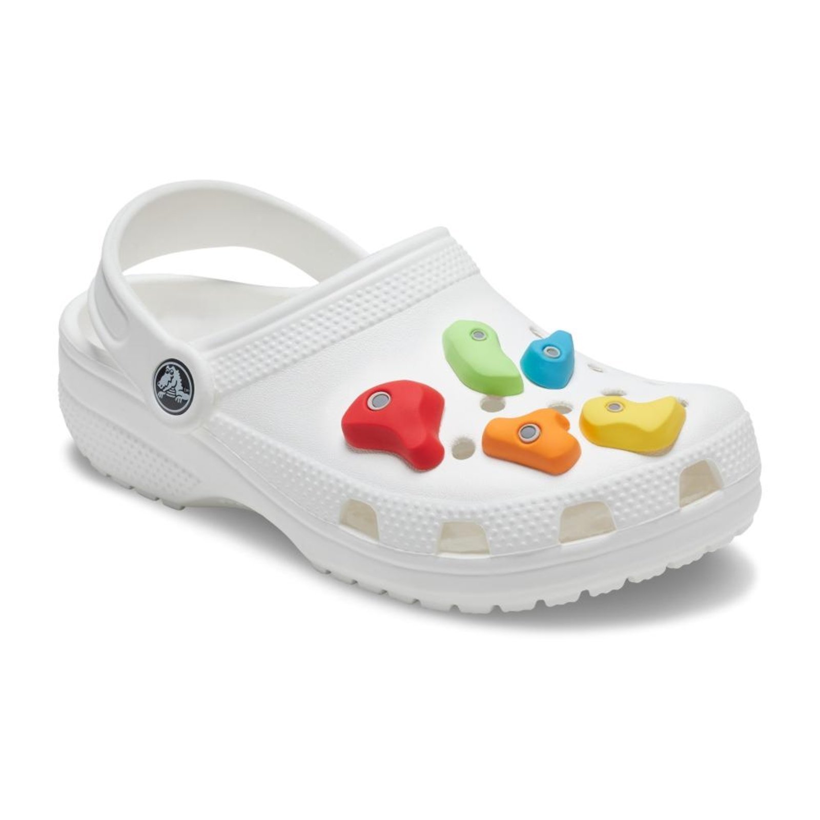Vista 3 Infantil - Jibbitz™ Charms Pedras De Escalada Pack com 5 Peças Crocs branco