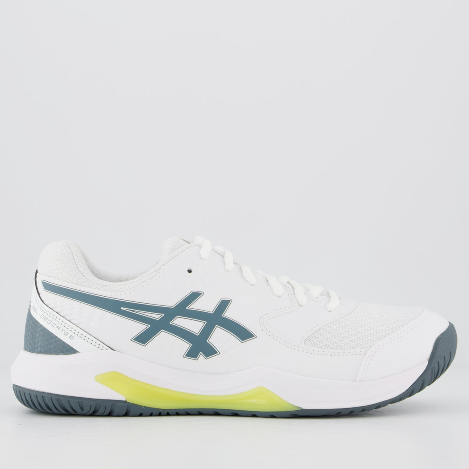 Tênis Asics Gel Dedicate 8 Branco e Verde Musgo