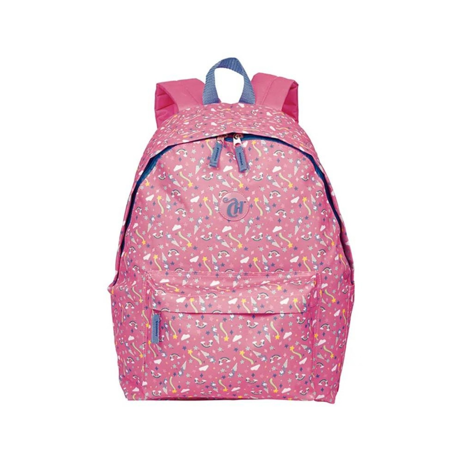 Vista 2 Infantil - Mochila Sestini 1 Compartimento Capricho 21X03 Unicórnio incolor Sestini incolor