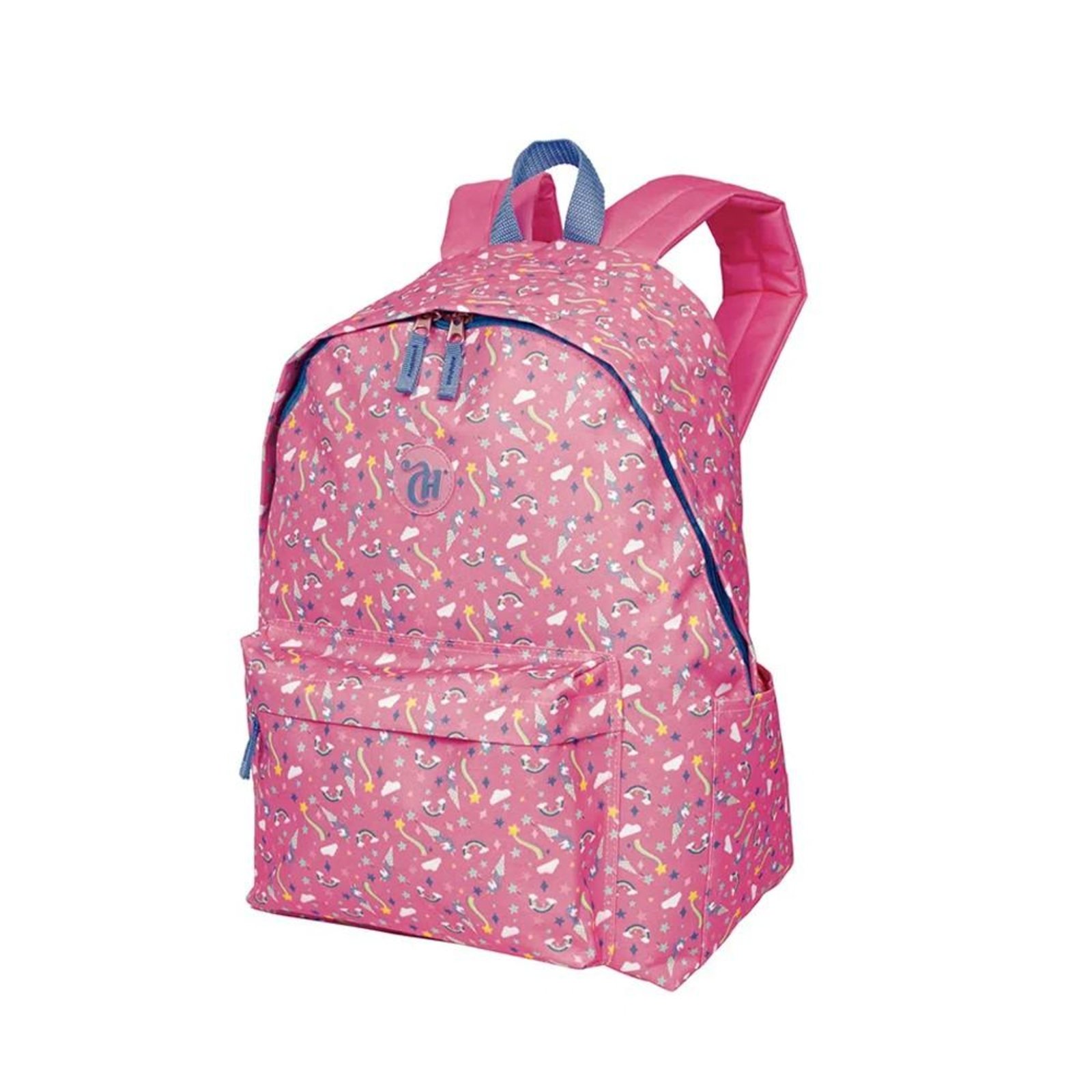 Vista 3 Infantil - Mochila Sestini 1 Compartimento Capricho 21X03 Unicórnio incolor Sestini incolor