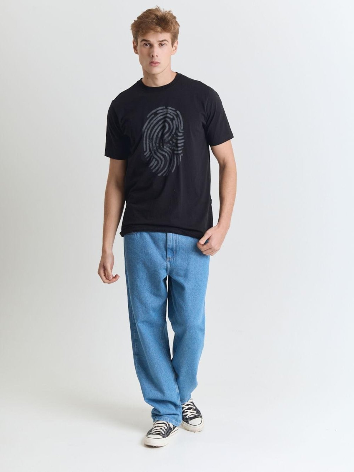 Calça jeans reta