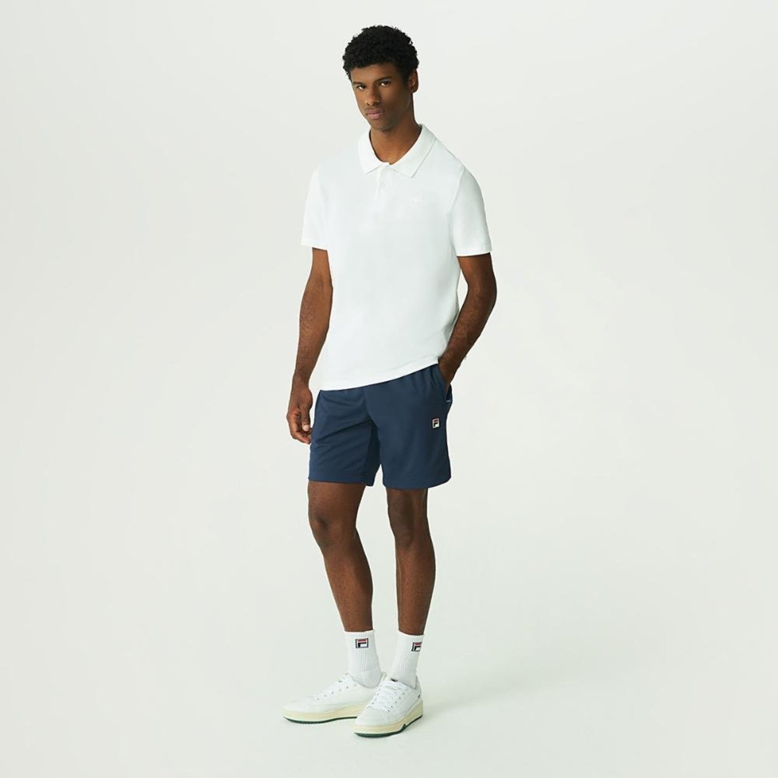 Bermuda Fila Heritage Letter Masculina Incolor