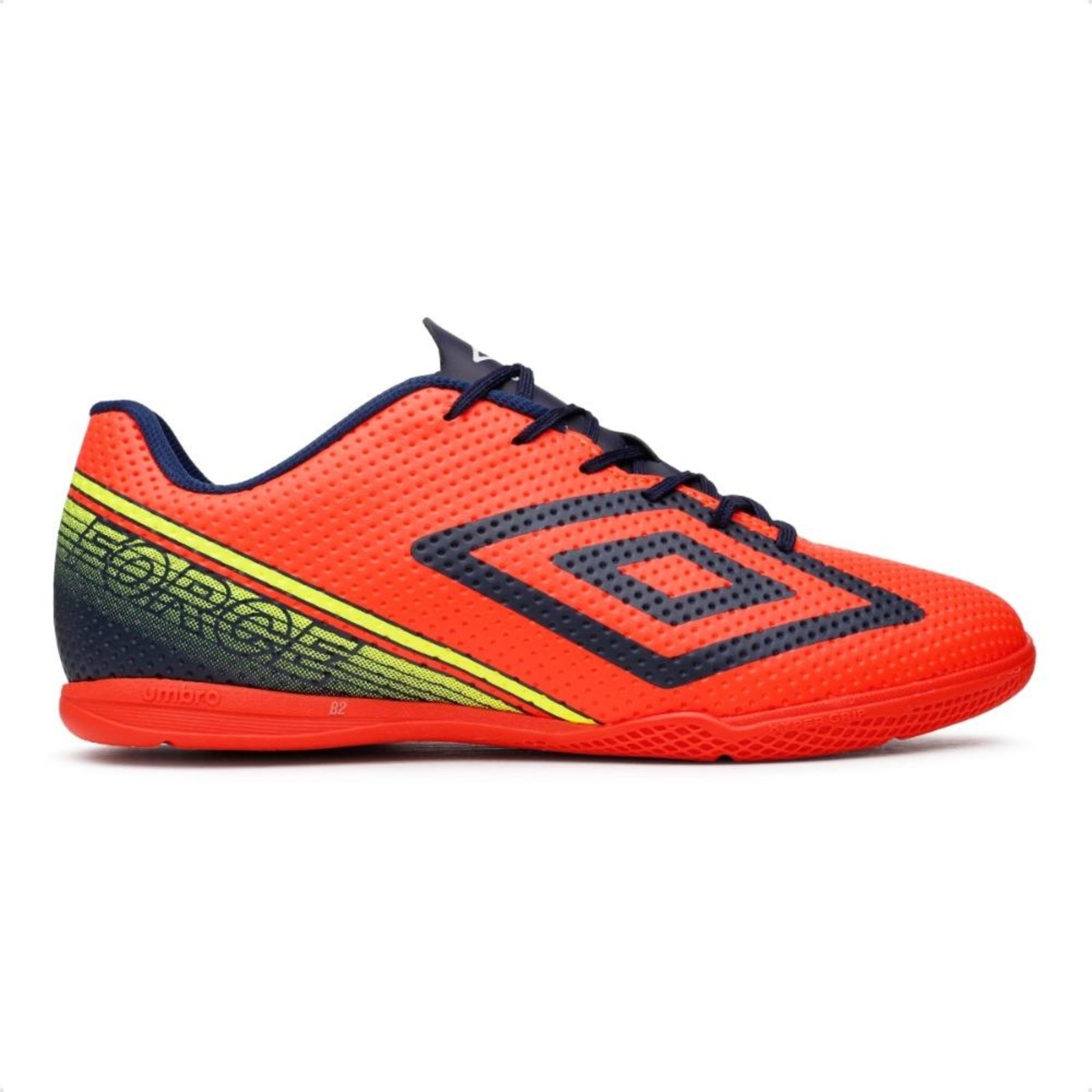 Chuteira Futsal Umbro Force Masculina Coral