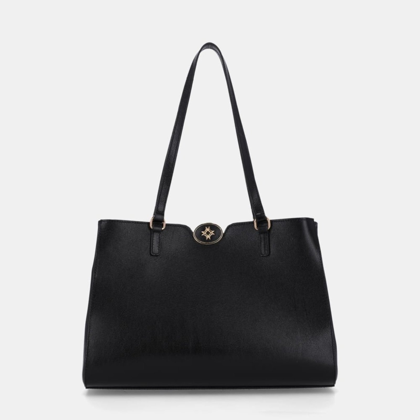 Bolsa Diana Shopping Grande Atacama Preto - 2000751 Luz da Lua