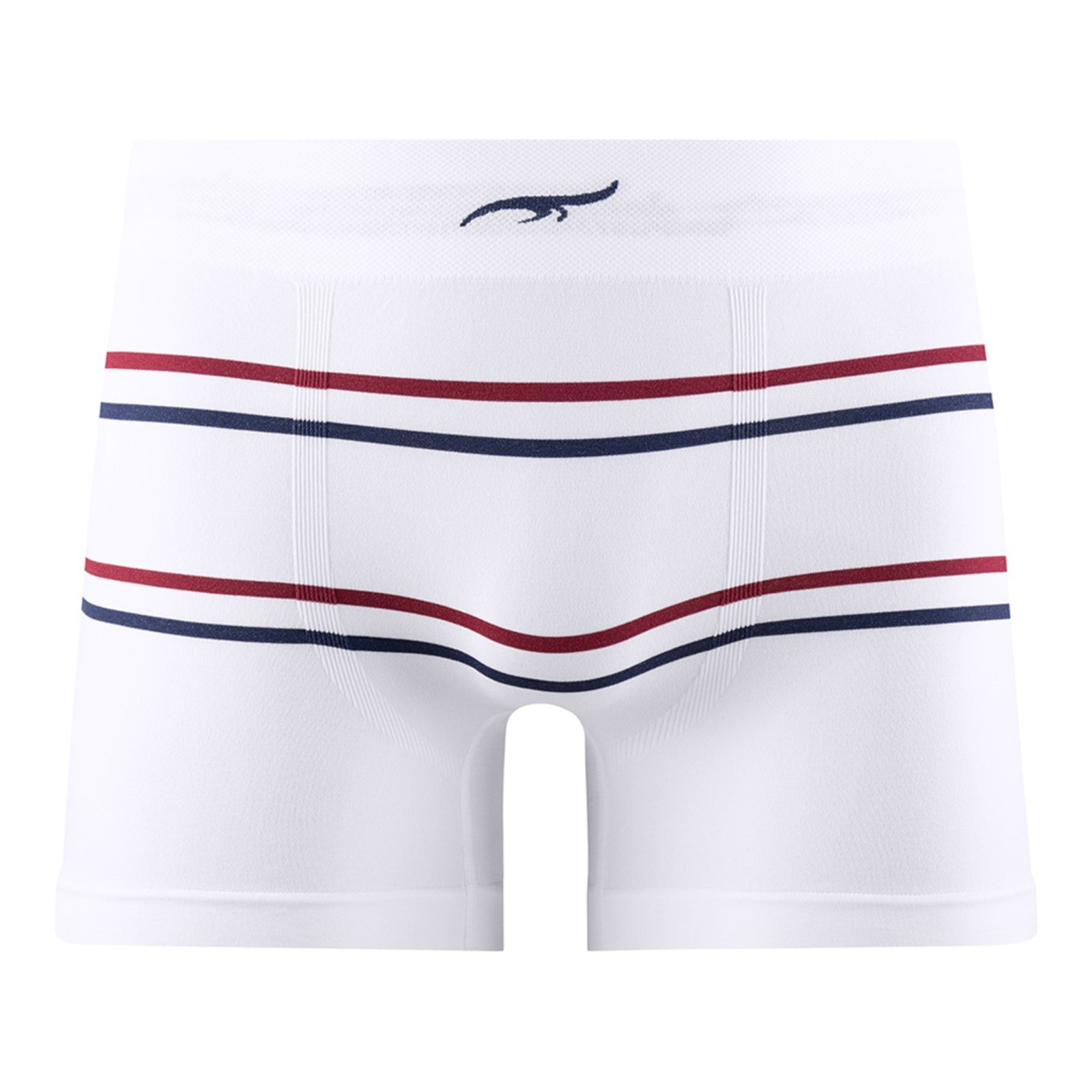 Cueca Boxer Listrada sem Costura Branco Zee Rucci