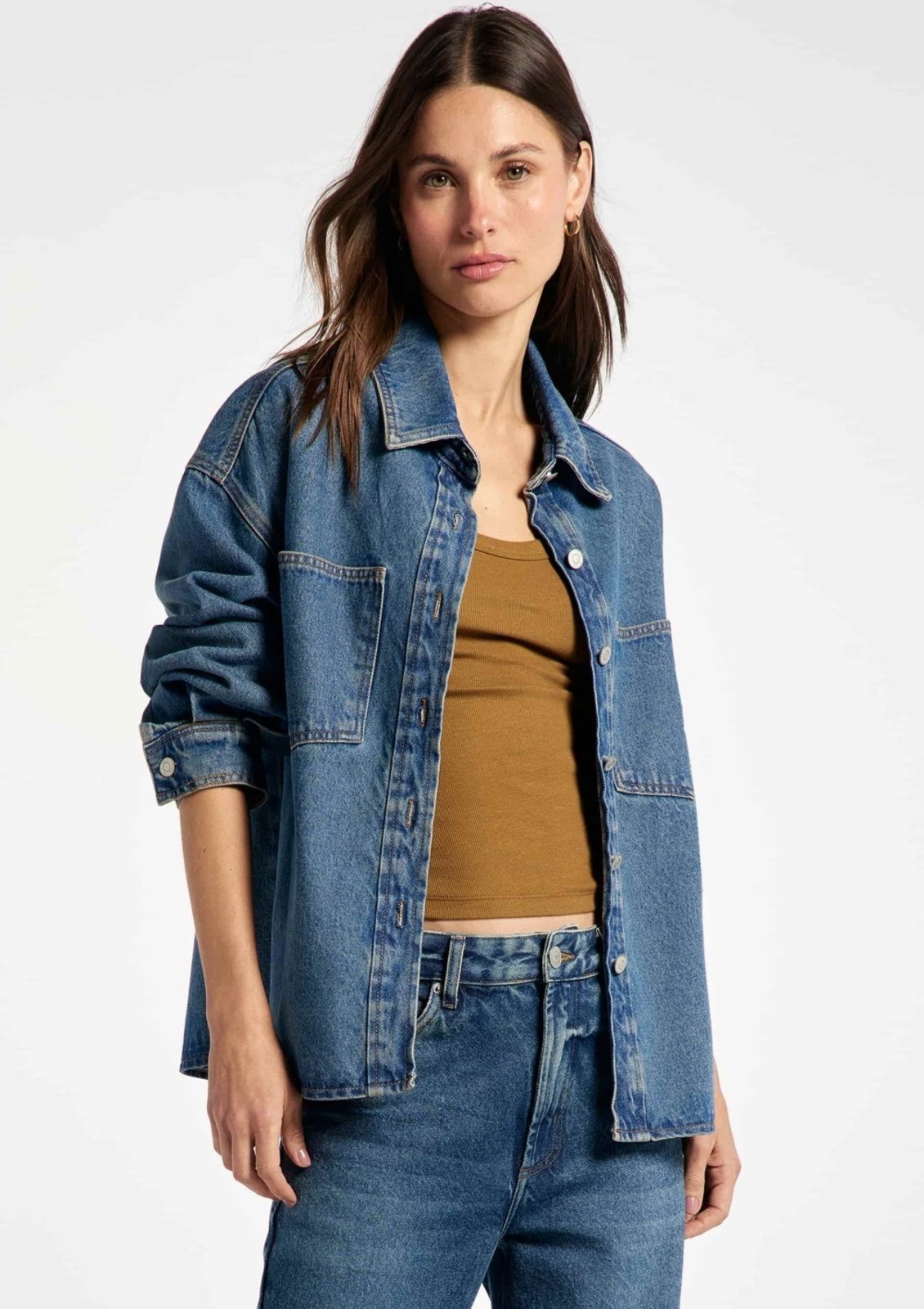 Jaqueta Jeans Feminina Oversized Hering