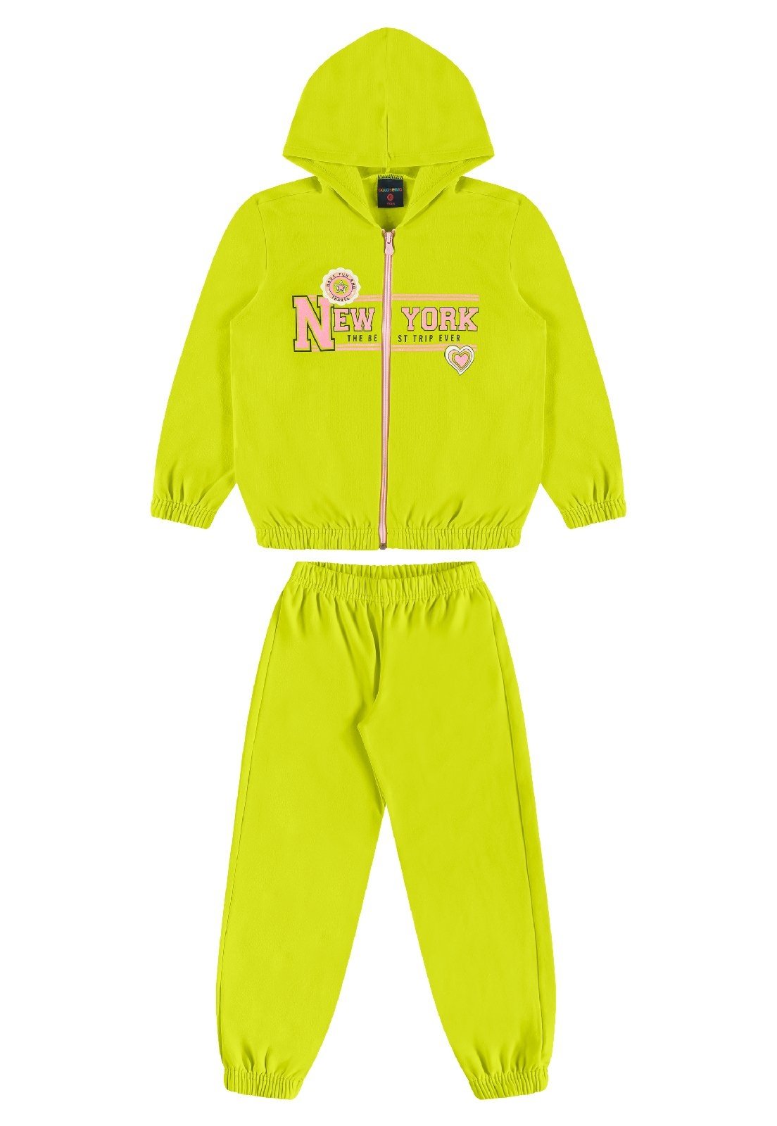 Infantil - Conjunto para Menina em Molecotton Guloseima Verde