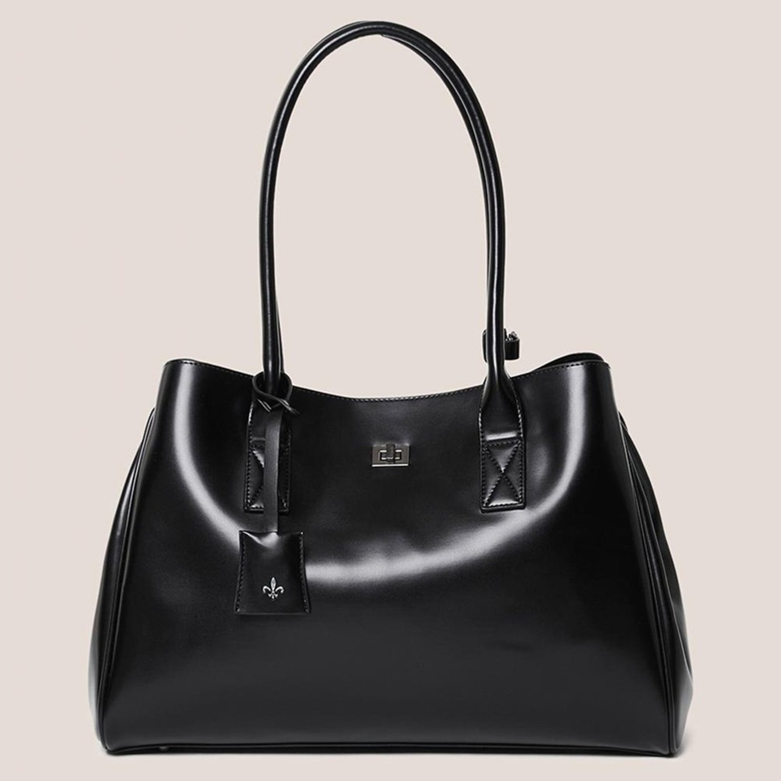 Bolsa Tote Dudalina Lucy Pr27 Preto Feminino