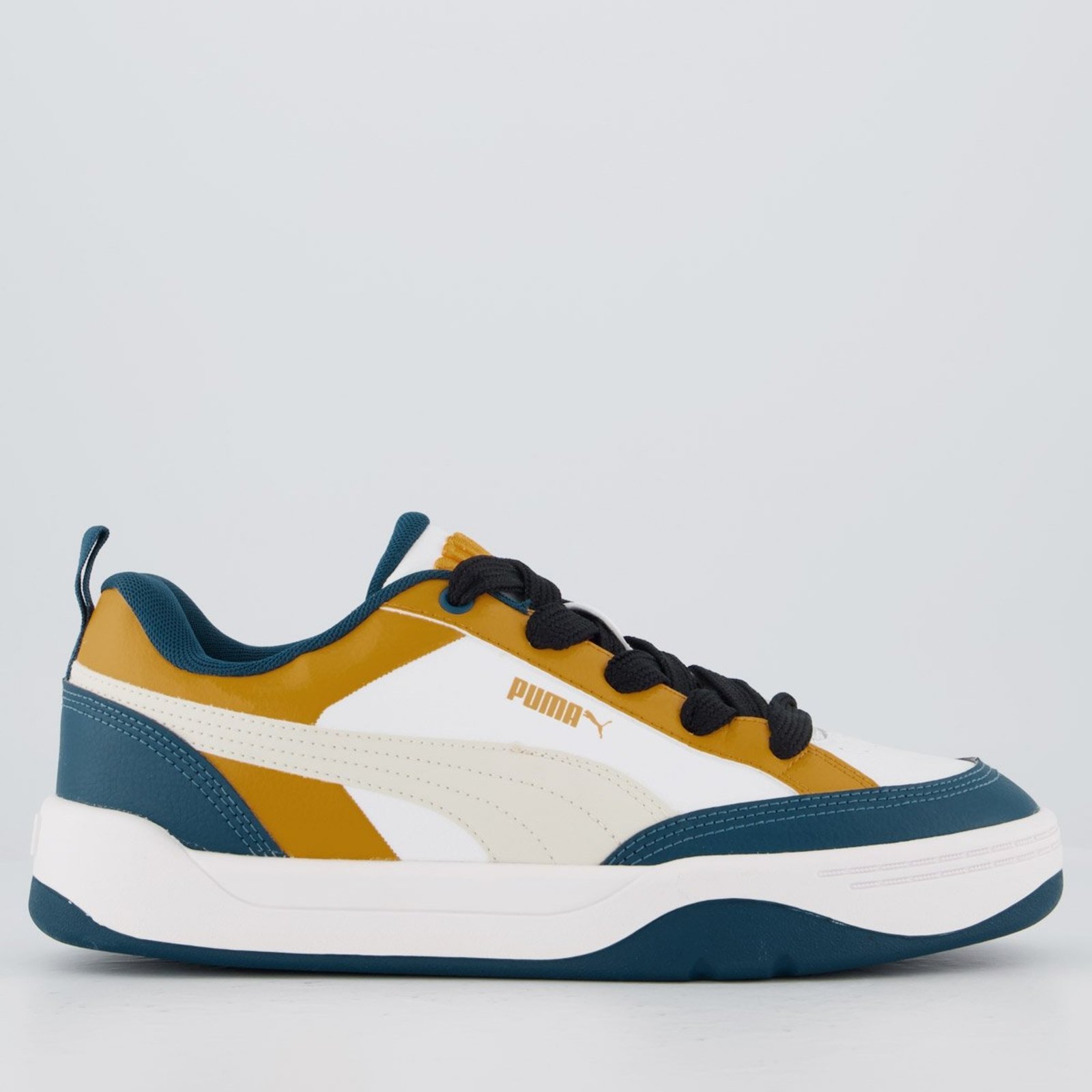 Tenis Puma Park Lifestyle BDP Azul e Laranja