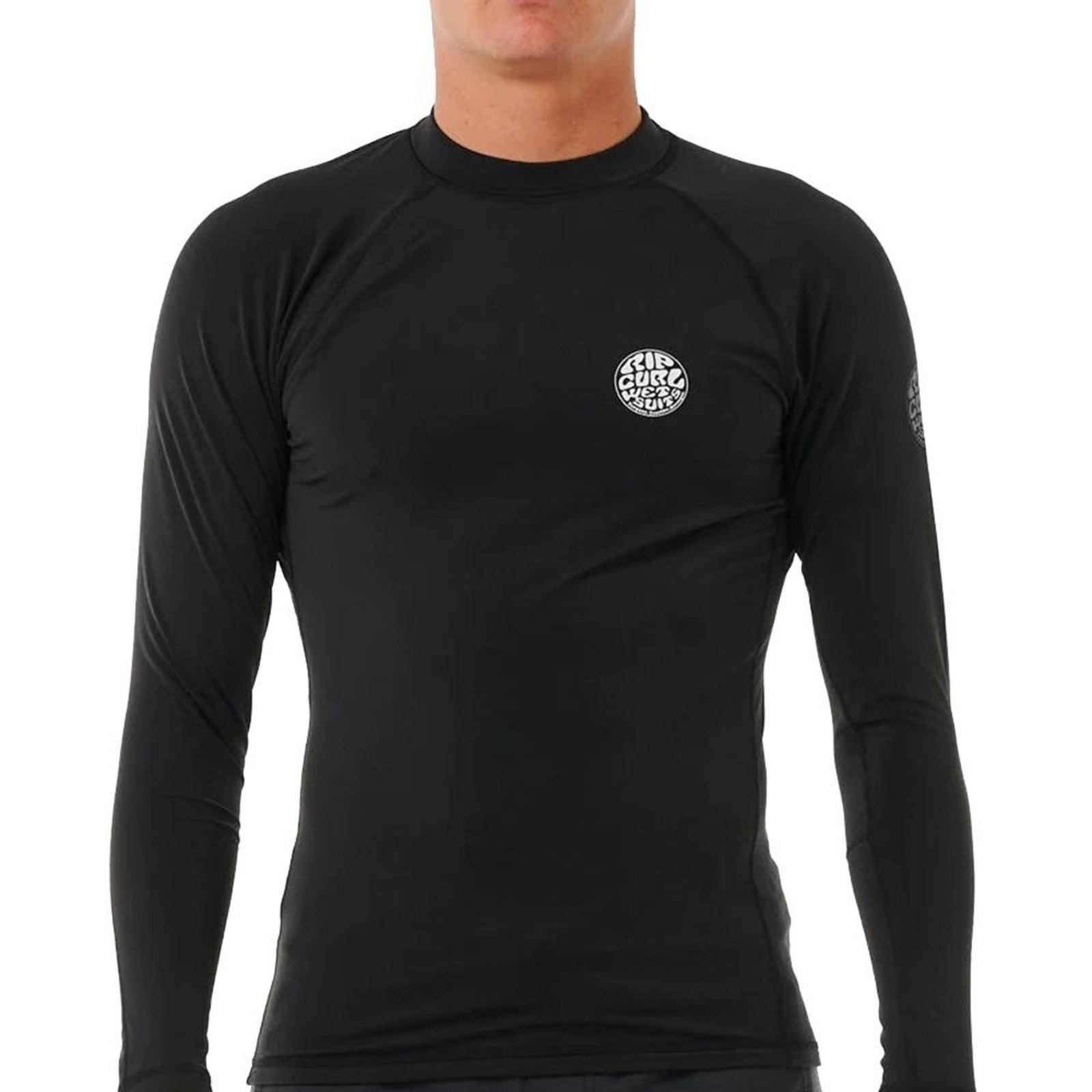 Camiseta Rip Curl ML Icons UPF Brushed LS SM26 Black