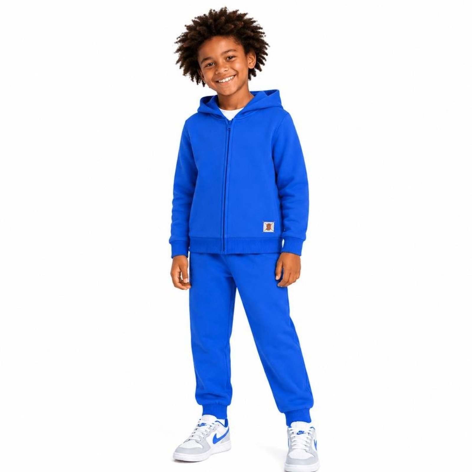Infantil - Conjunto Moletinho Unissex Alphabeto Azul