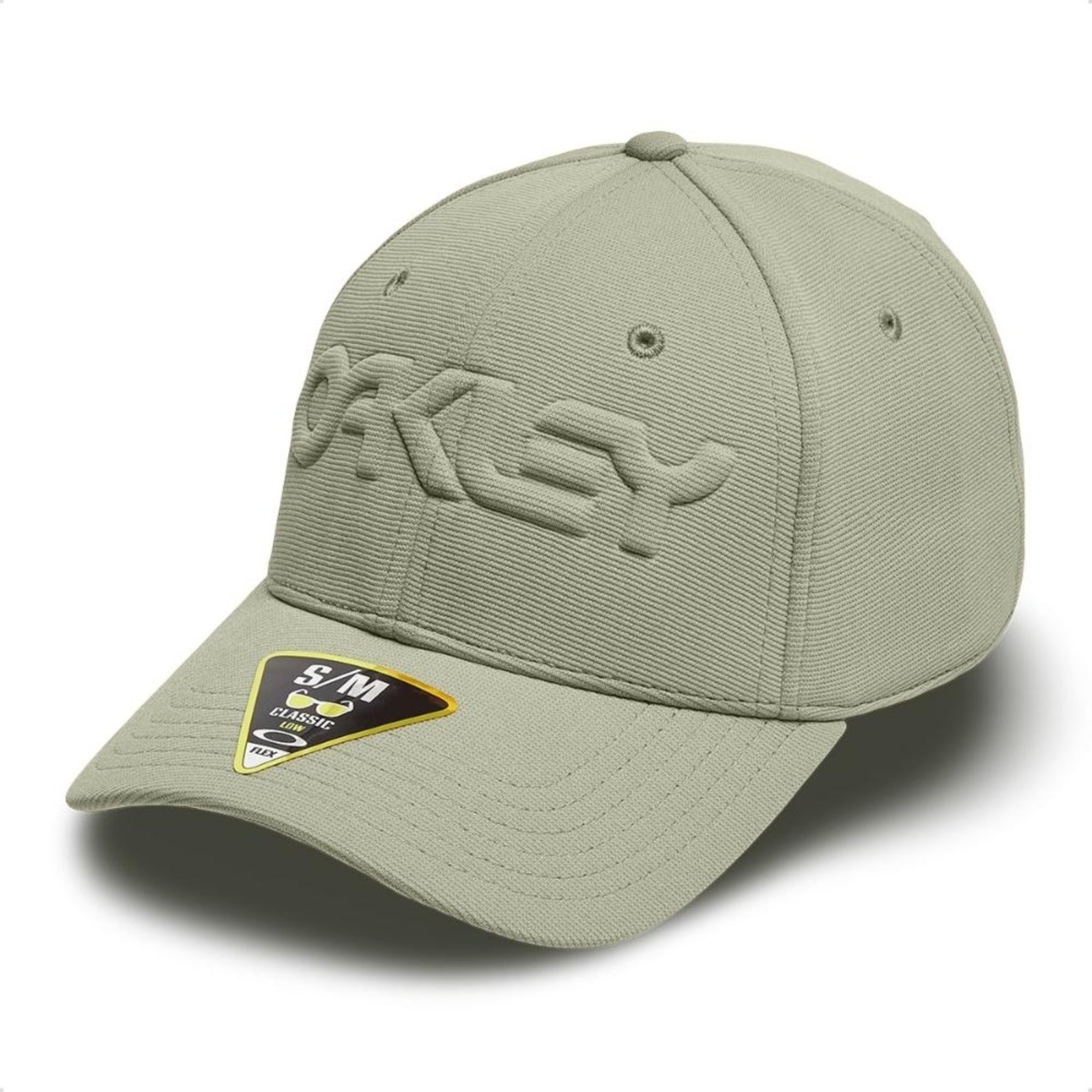Vista 2 Boné Oakley 6 Panel Stretch Hat Embossed verde oliva Oakley verde oliva