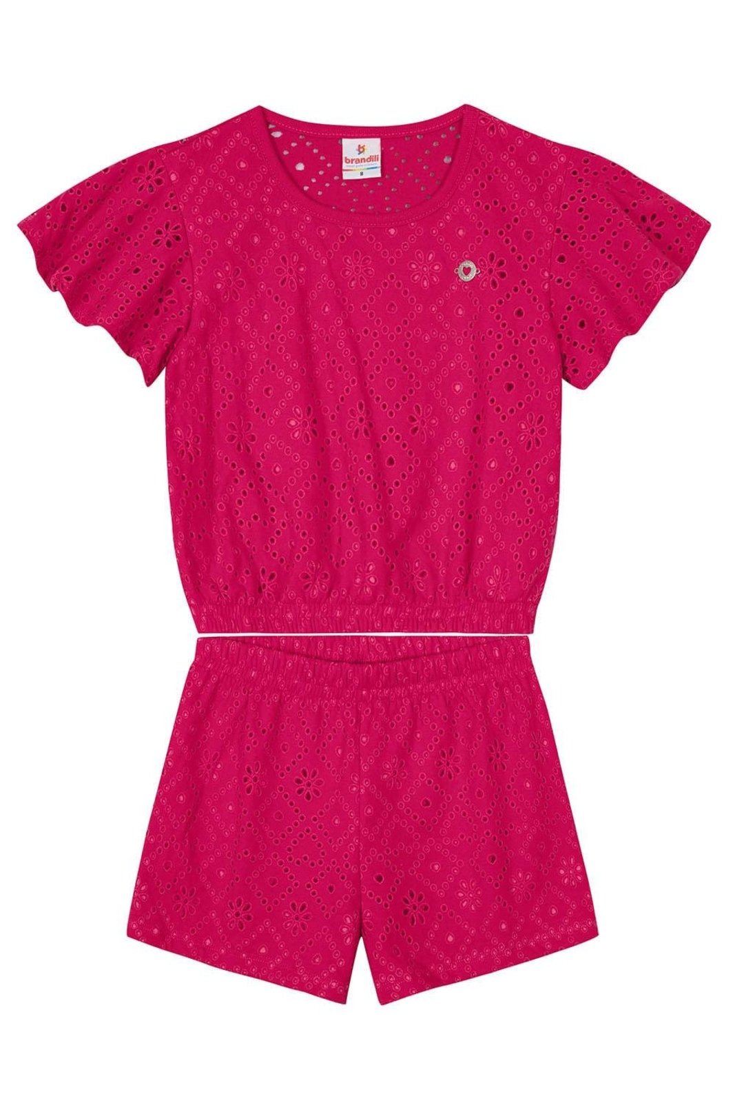 Infantil - Conjunto menina em malha Brandili