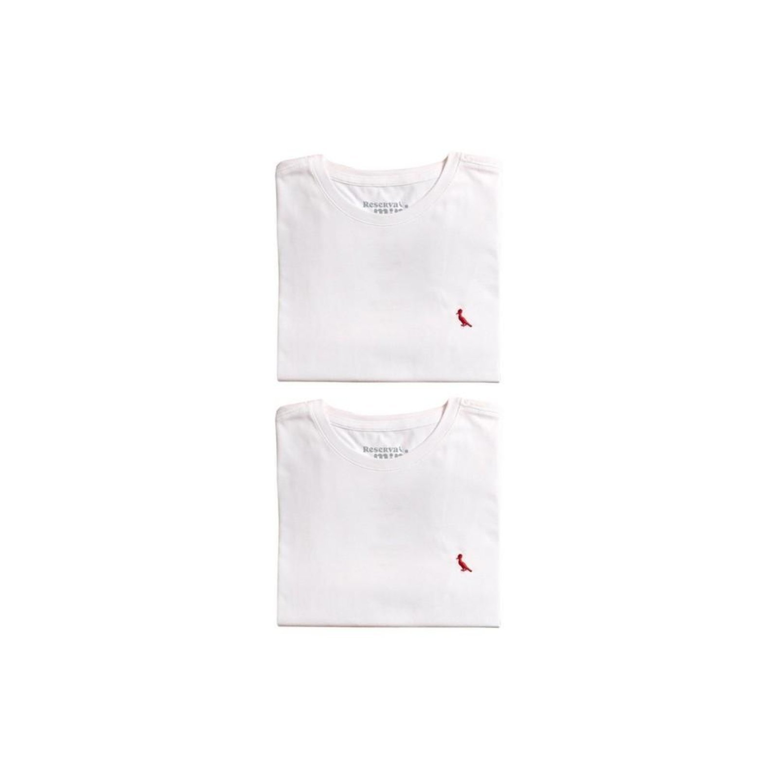 Infantil – Kit 2 Camisetas Brasa Pica Pau Bordado Reserva Mini Branco
