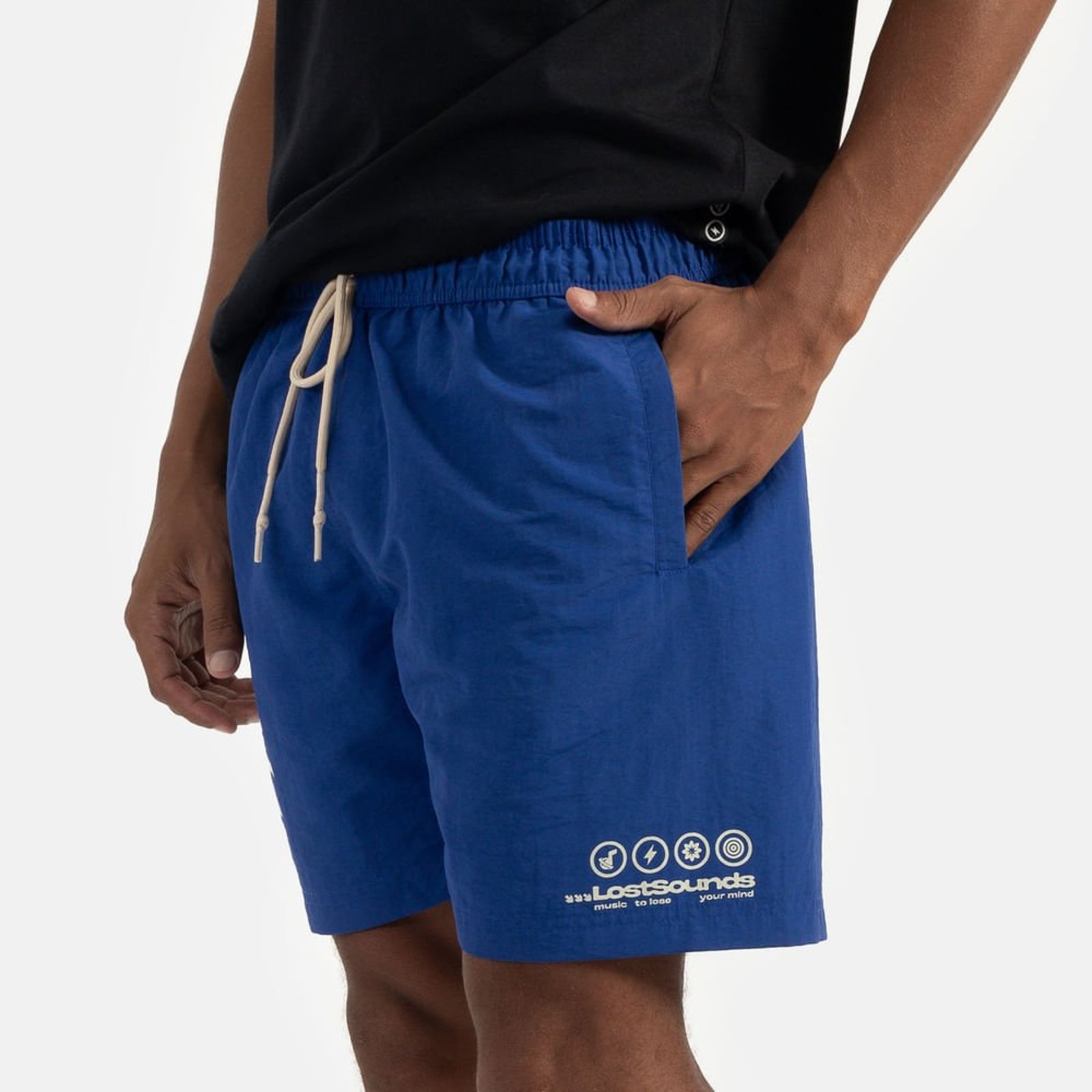 Shorts Lost De Azul